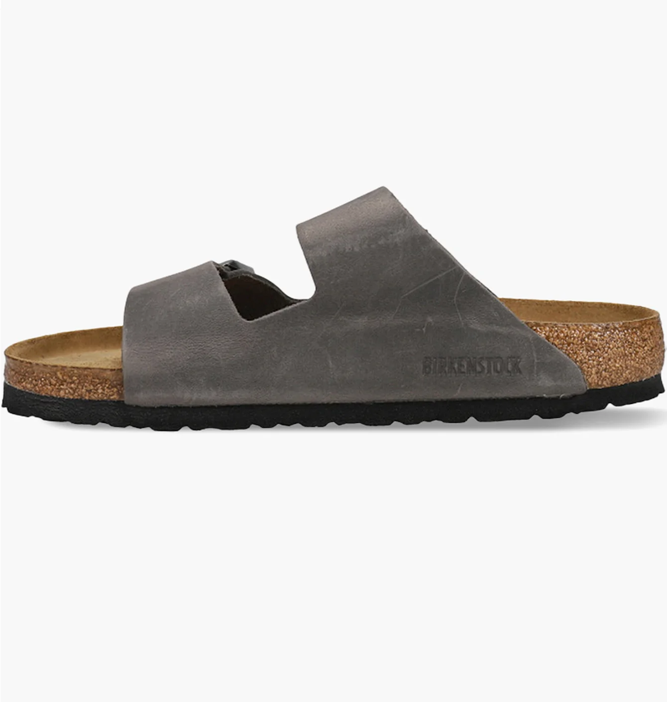 Тапочки чоловічі BIRKENSTOCK Arizona Oiled Leather Soft Footbed Sandals Grey 552801