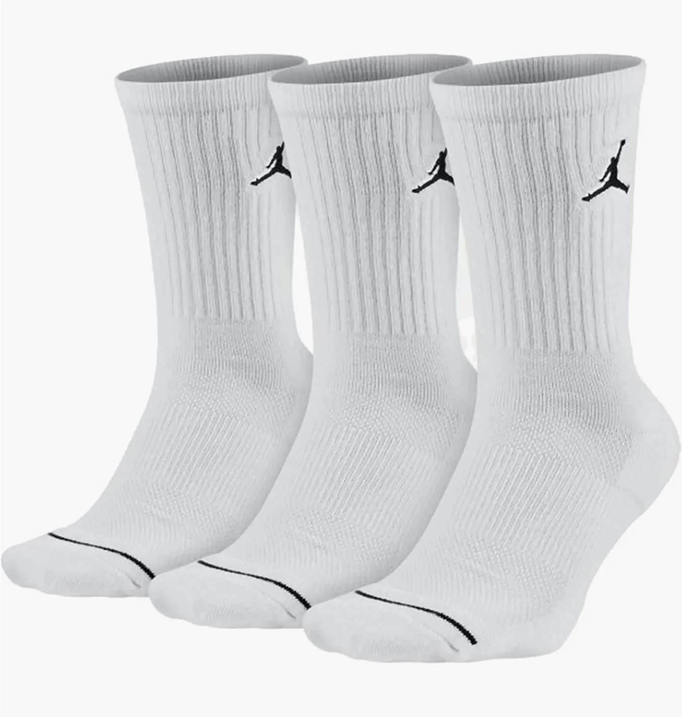 Jordan Everyday Crew Socks (3 pairs) white