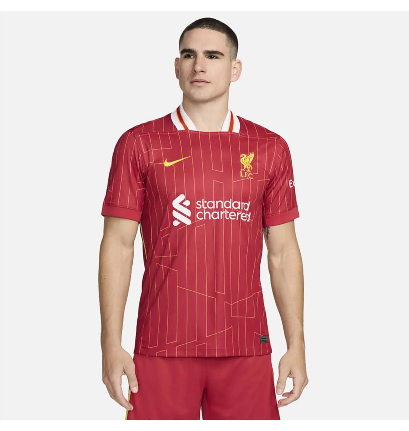Футболка чоловіча Nike Fc Liverpool 2024/25 Stadium Home Dri-Fit Replika Red FN8798-688