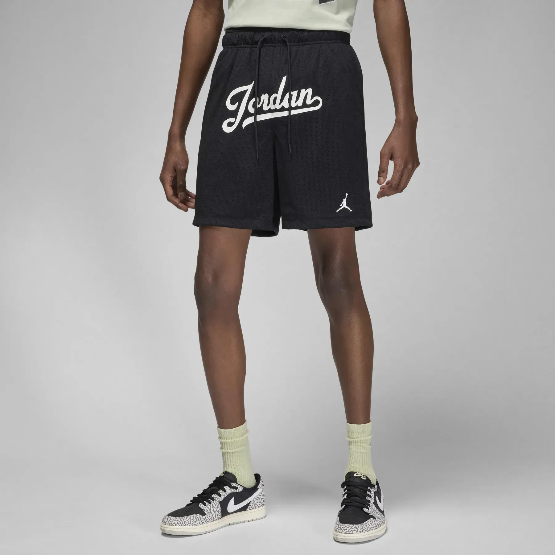 JORDAN BIG LOGO DRI-FIT SHORTS