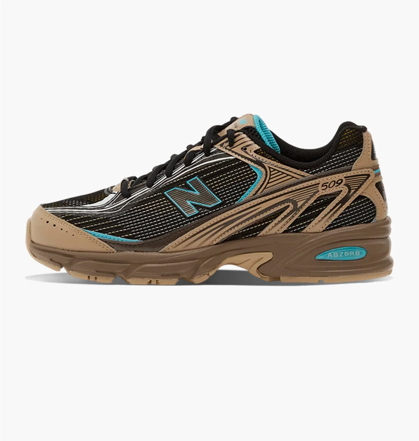 Кросівки чоловічі New Balance 509 Taffy Thunder Brown/Black U509E36B