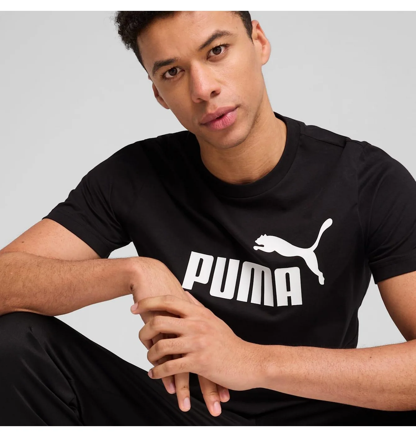 Футболка чоловіча Puma Essentials No. 1 Logo Tee Men Black 682532-01