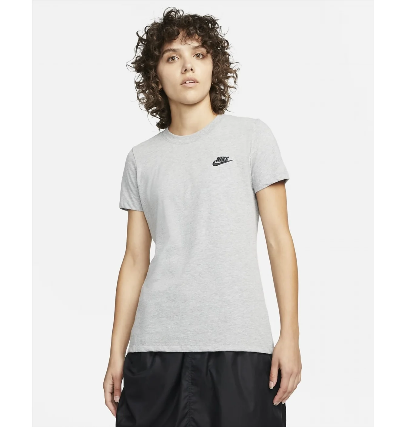 Футболка жіноча Nike Club T-Shirt Grey Dn2393-063
