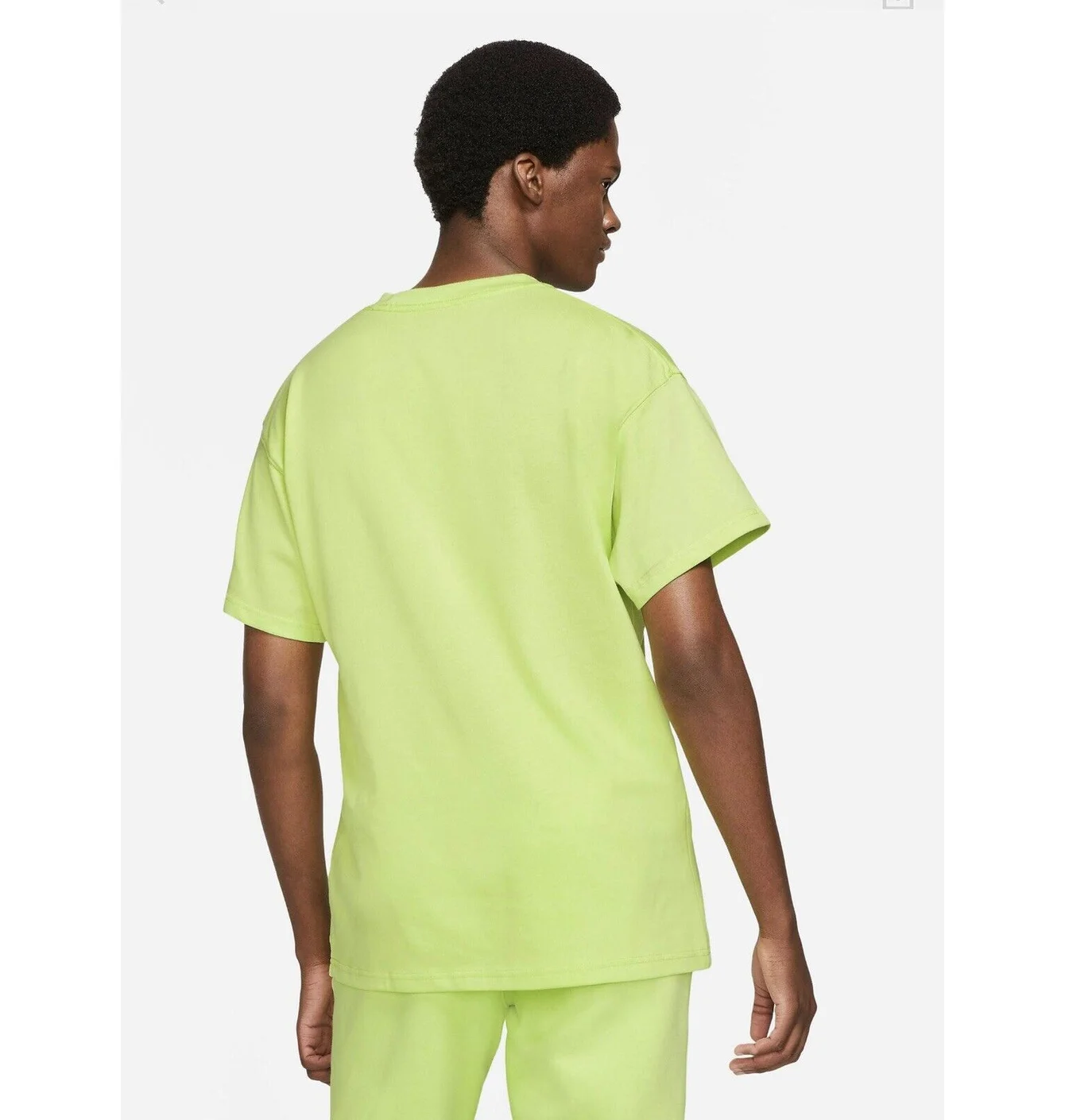 NIKE AIR Max 90 Embroidered T-Shirt Casual Comfort Lime Green