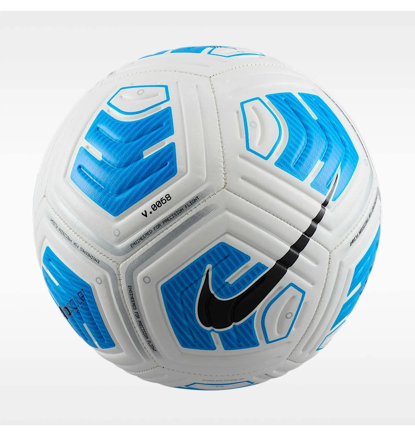 Футбольний м'яч Nike Strike White/Blue FZ7558-100