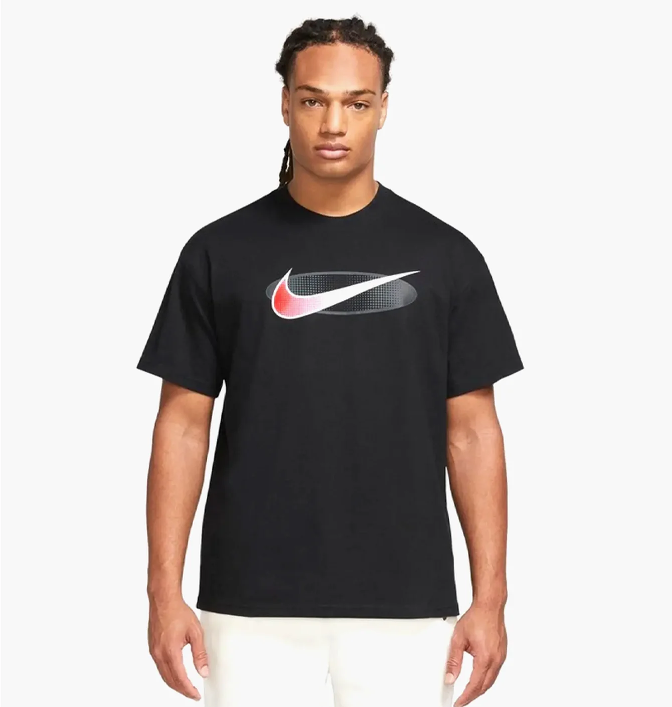 Футболка чоловіча Nike Nsw Tee M90 12Mo Swoosh Black DZ2995-010