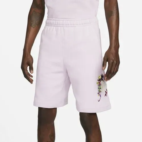 Nike Sportswear Mens Large Club Fleece Shorts Electro Purple