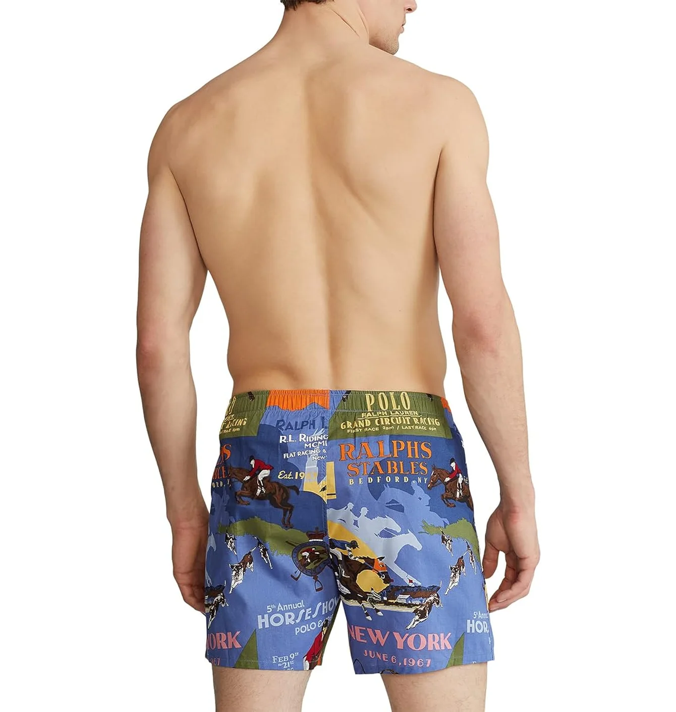 olo Ralph Lauren L108HR Classic 100% Cotton 40's Woven Boxer