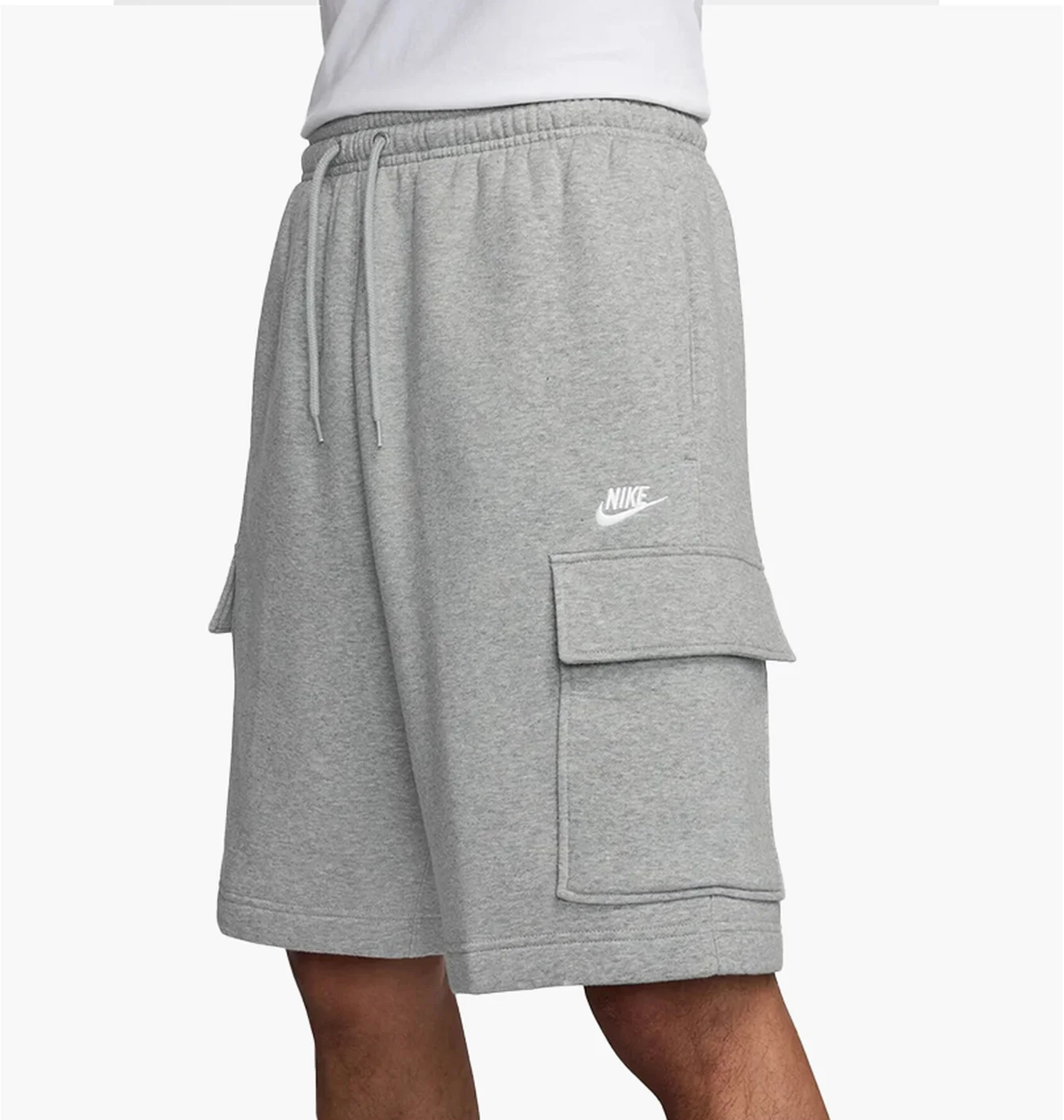 Шорти чоловічі Nike Club Fleece Cargo White FN3525-063