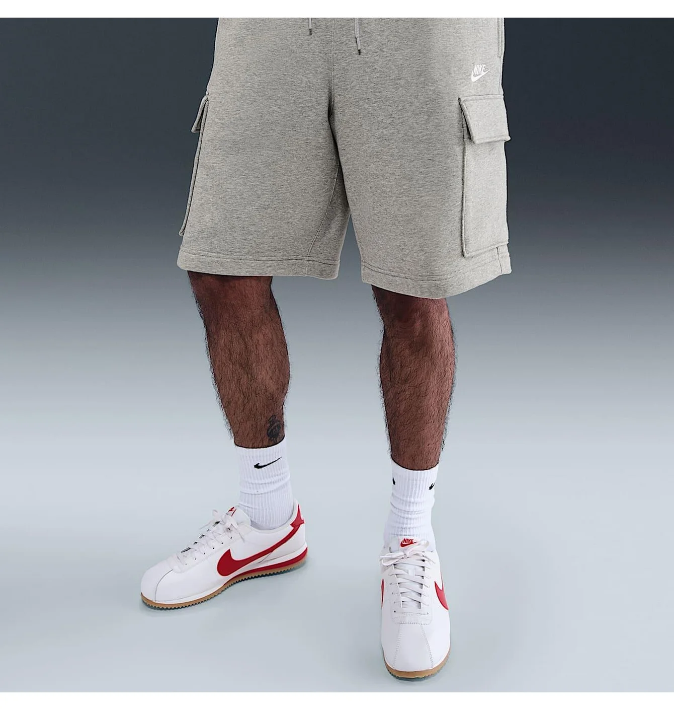 Шорти чоловічі Nike Club Fleece Cargo White FN3525-063
