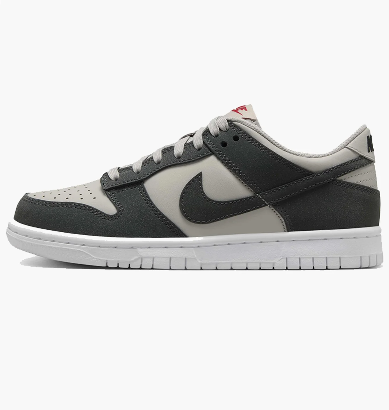 Nike Dunk Low Light Iron Ore White Gym Red Anthracite (GS)