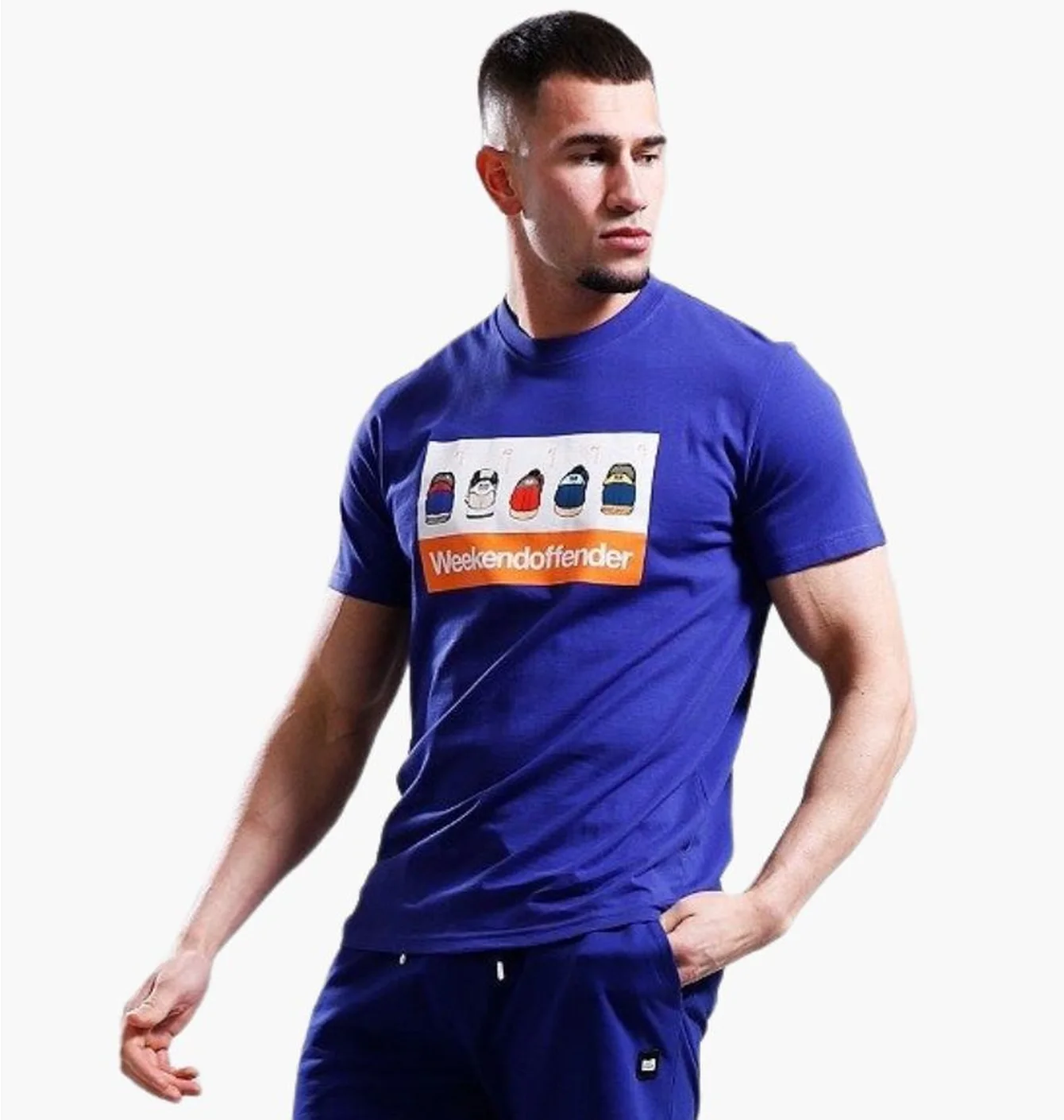 Футболка чоловіча Weekend Offender Trainerspotting Blue WOSPT2202