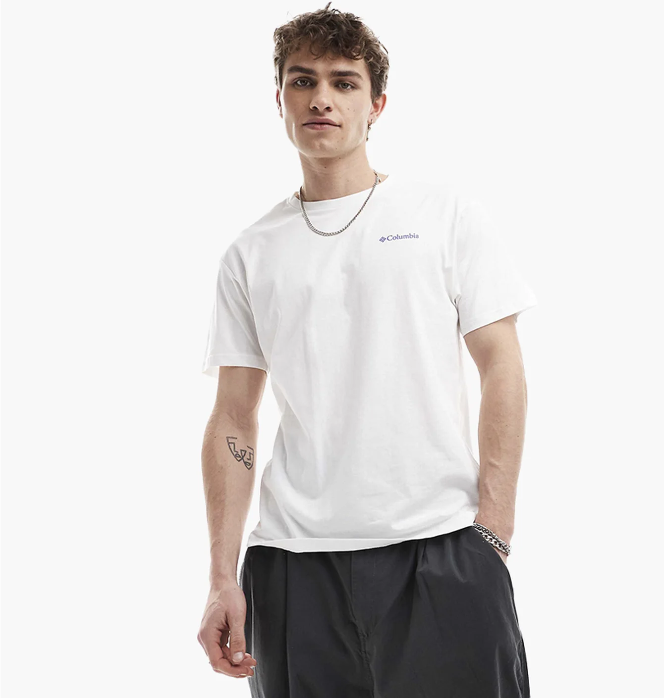 Columbia Unionville back print t-shirt in white