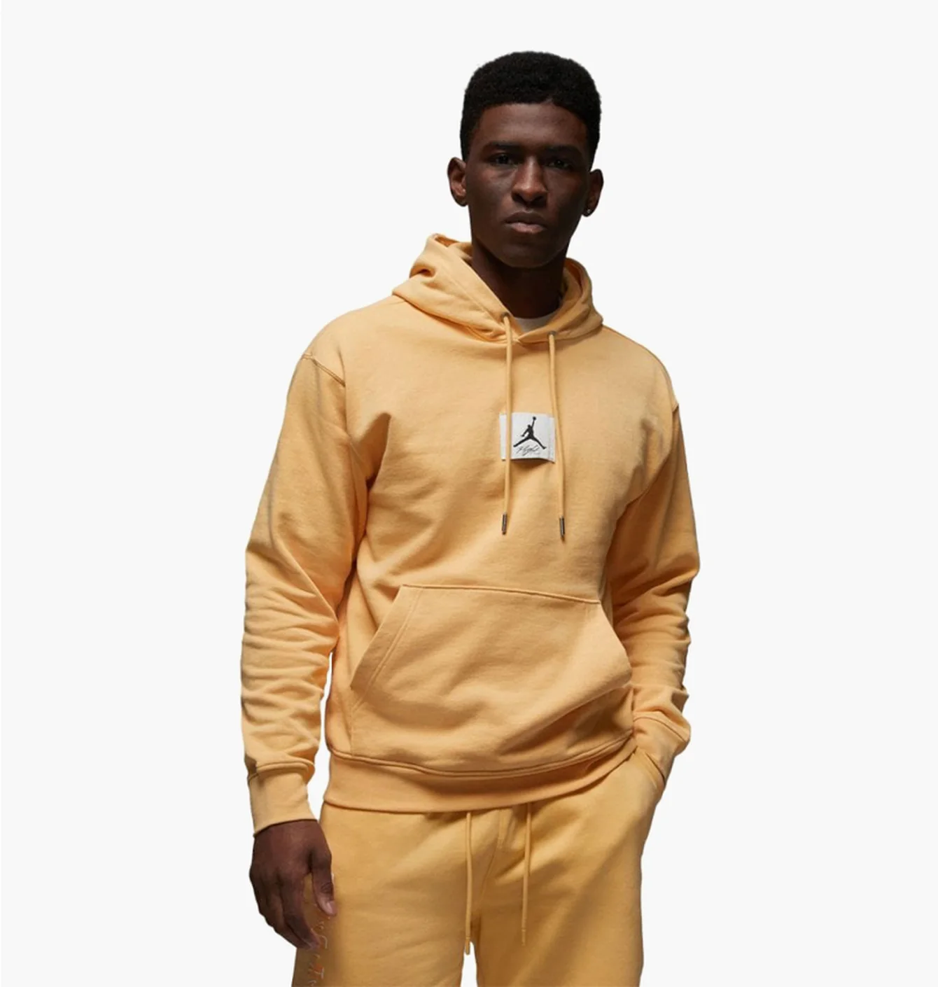 Air Jordan Flight Fleece Yellow Hoodie