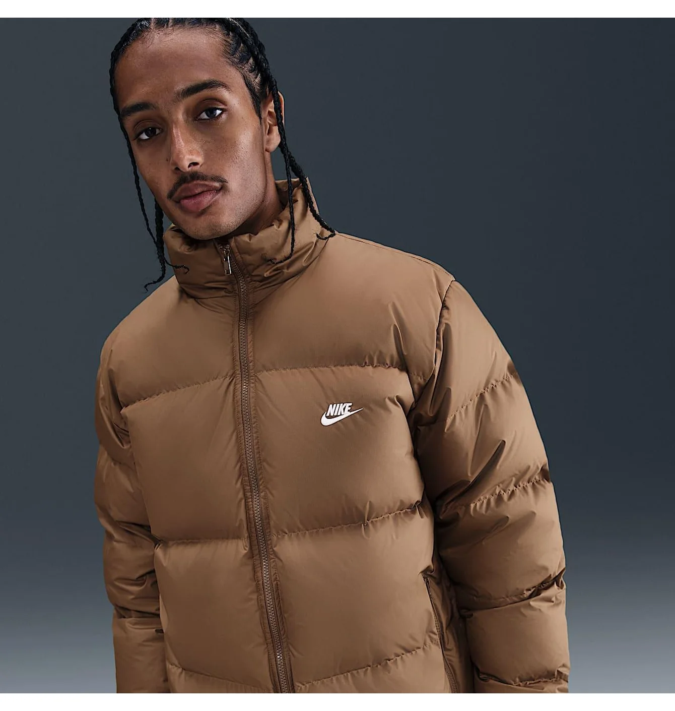 Пуховик чоловічий Nike Club Puffer Brown IB2975-235