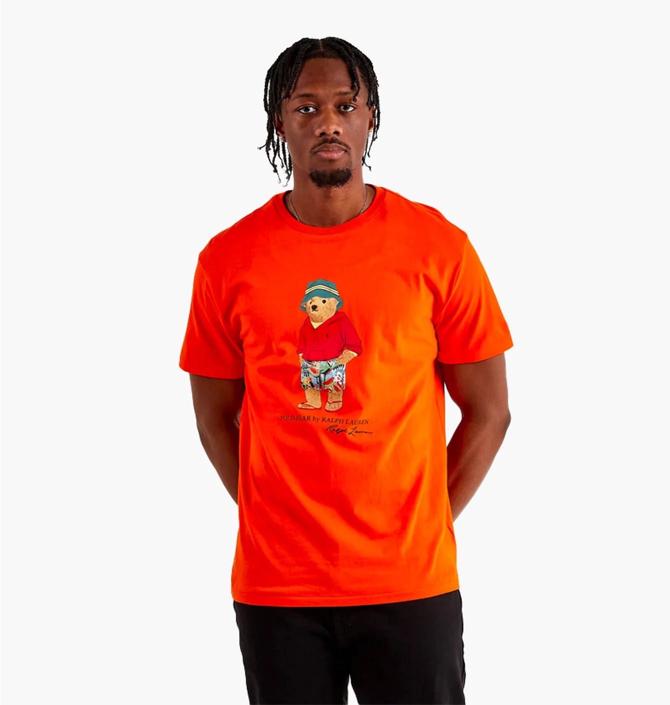 Ralph Lauren  Classic Fit  Bear Jersey T-Shirt orange