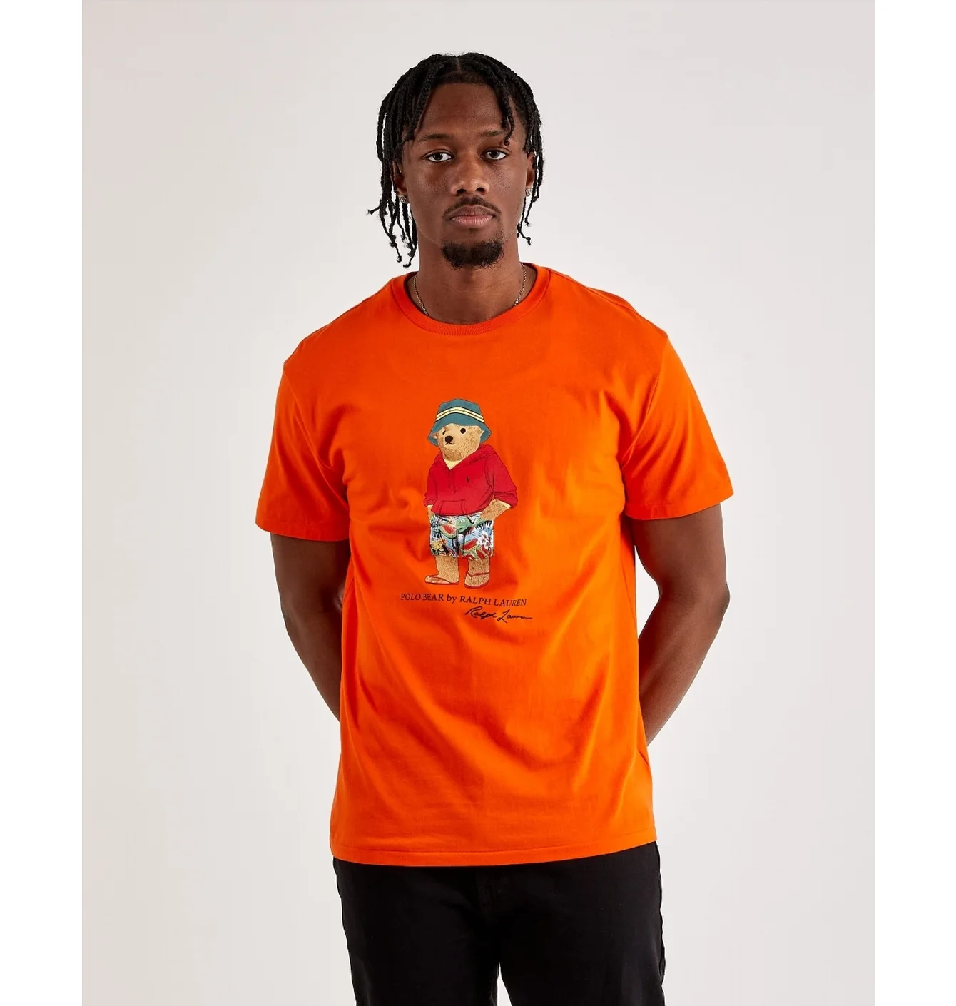Ralph Lauren  Classic Fit  Bear Jersey T-Shirt orange