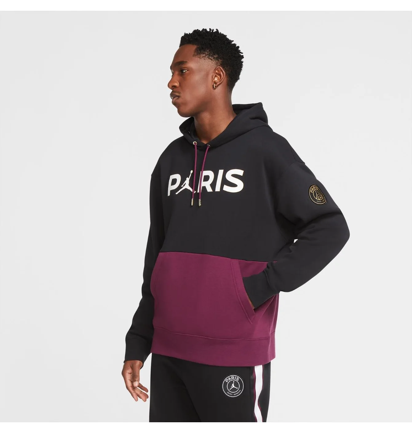 Худі Air Jordan PSG Paris Saint-Germain Fleece Pullover Hoodie ‚Bordeaux‘