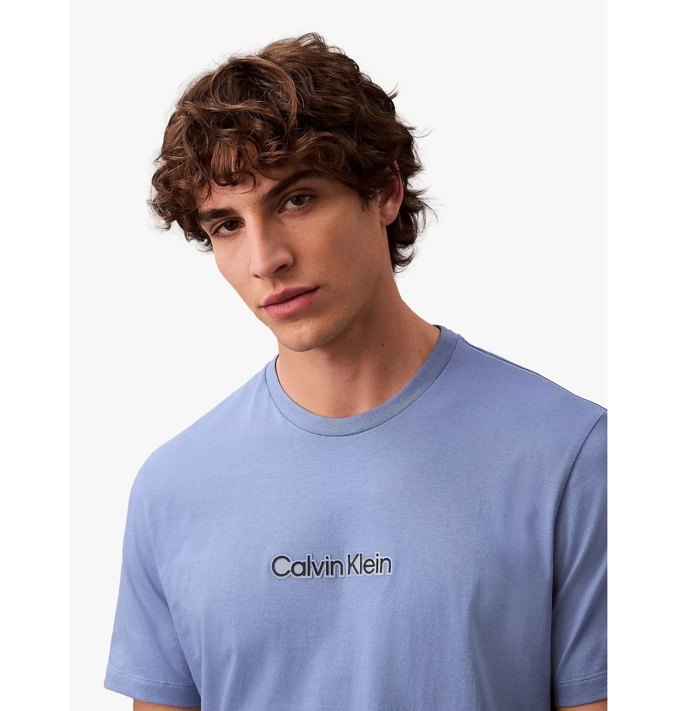 Футболка чоловіча Calvin Klein Standard Logo Classic Blue 4RB843G420