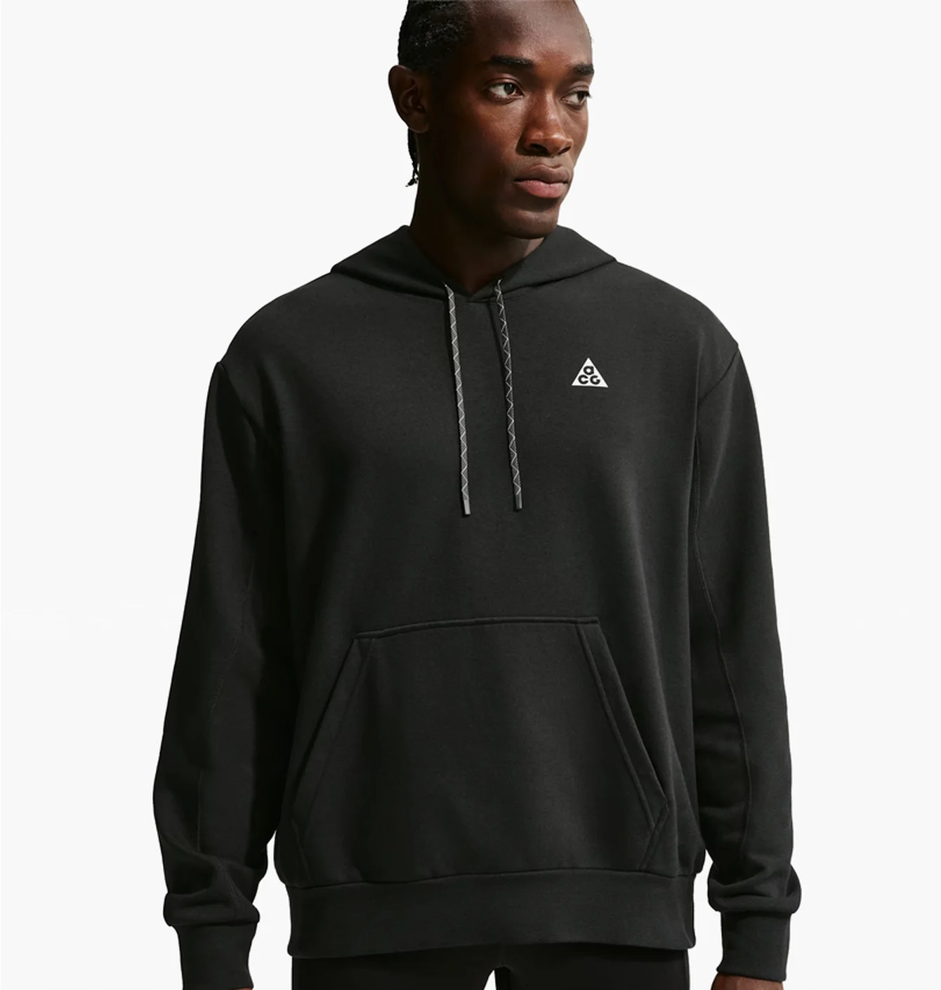 Худі чоловіче Nike Acg Magic Hour MenS Dri-Fit Trail Hoodie Black/White IO9667-010