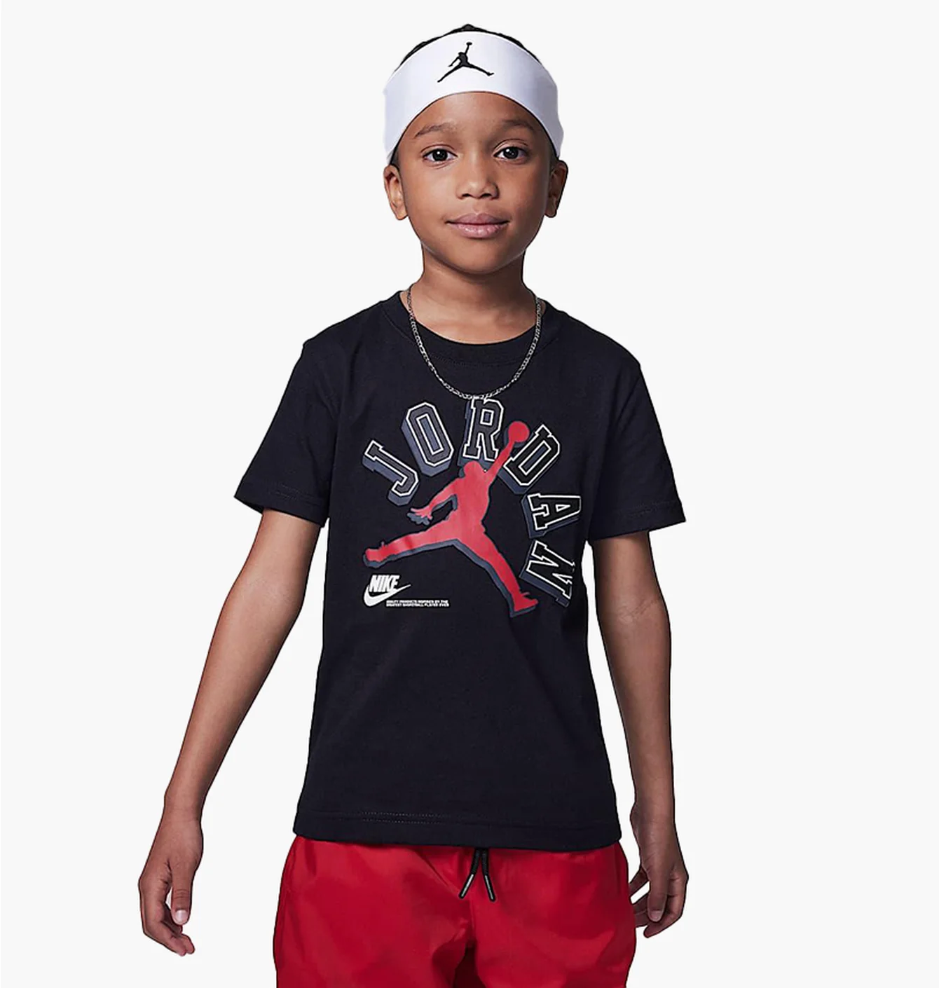 Футболка дитяча Air Jordan Varsity Jumpman Graphic T- Shirt Black 85C612-023