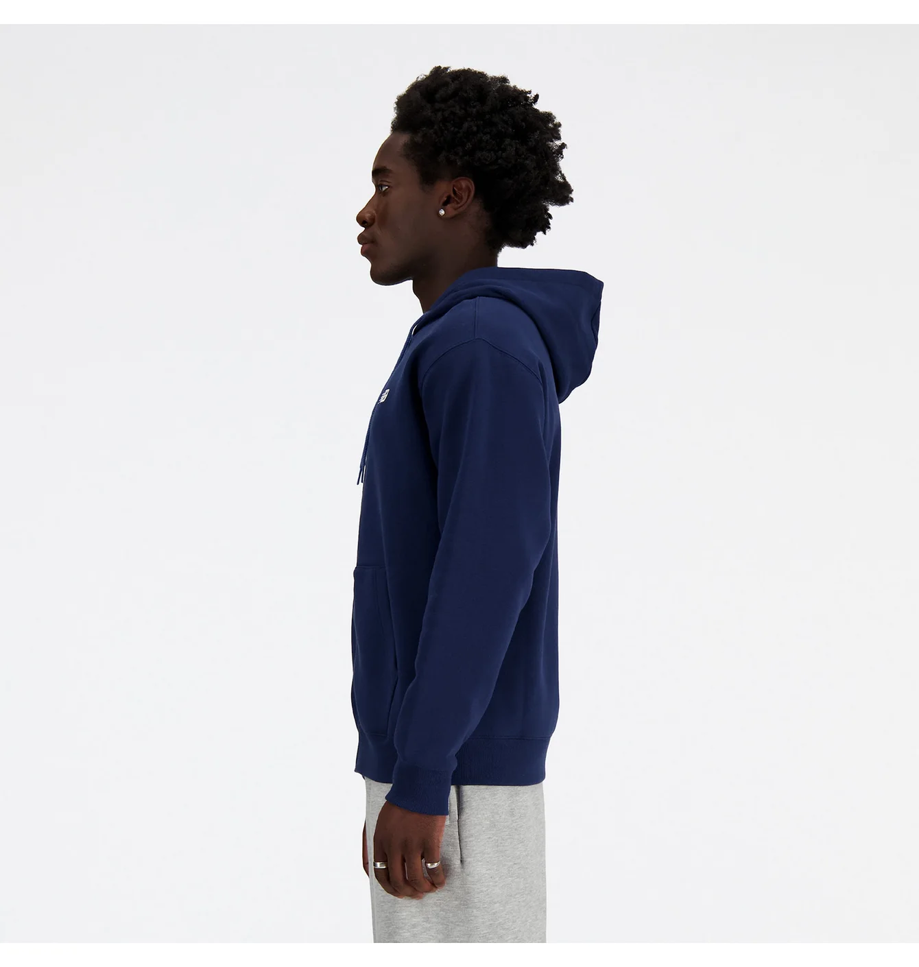 Толстовка чоловіча New Balance Sport Essentials Full Zip Blue MJ41502NNY