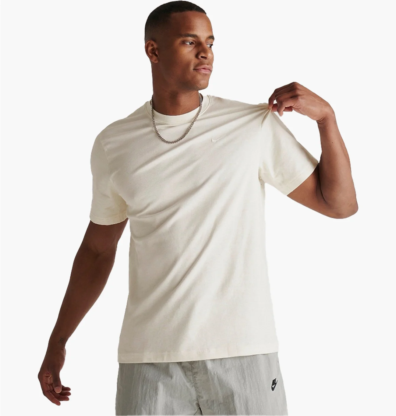 Футболка чоловіча Nike Dri-Fit Primary Versatile Top Beige DV9831-030