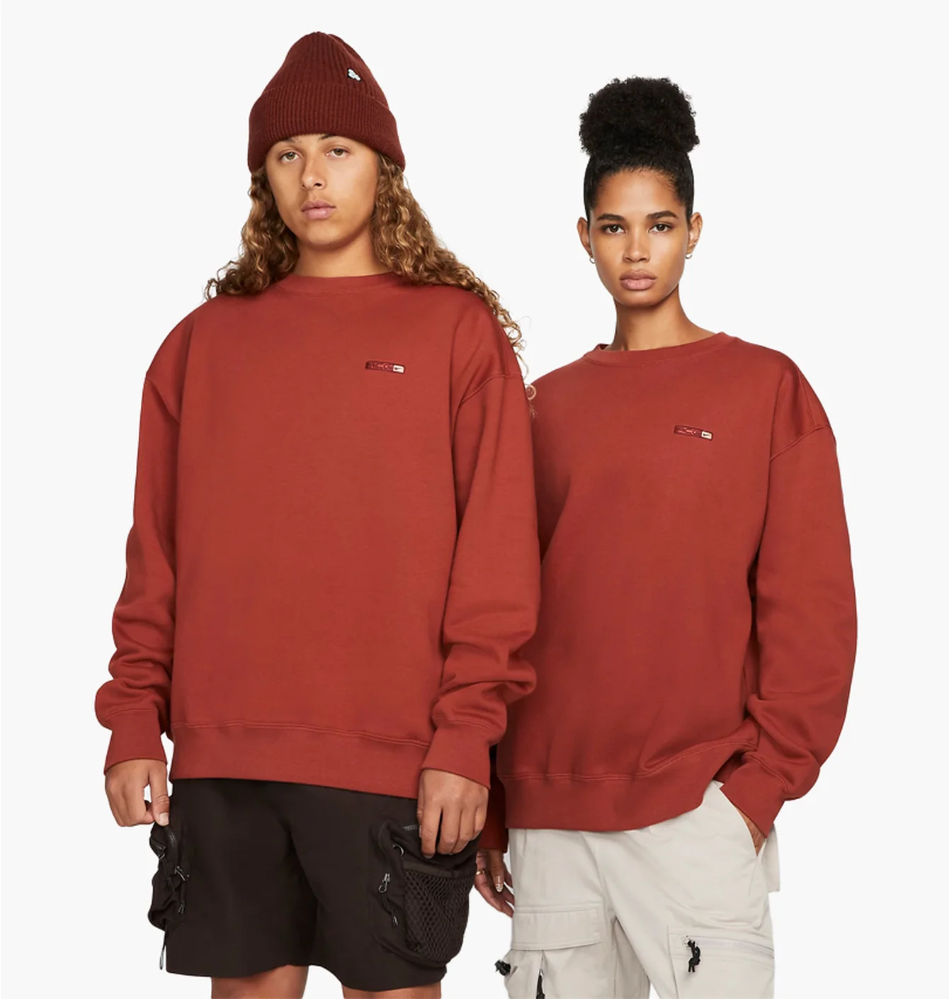 Nike ACG Therma-FIT Oversized Crew Sweatshirt Mars Stone