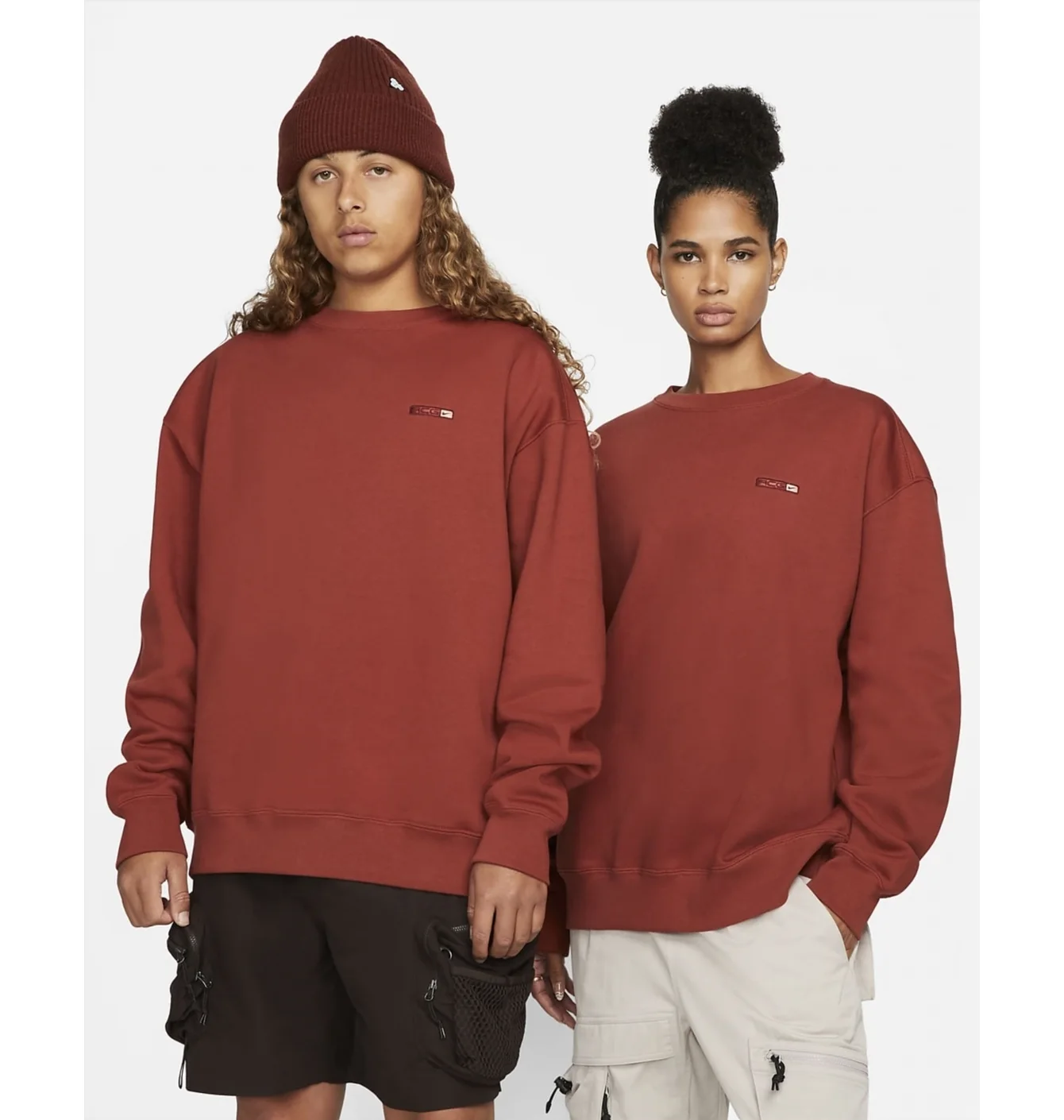 Nike ACG Therma-FIT Oversized Crew Sweatshirt Mars Stone