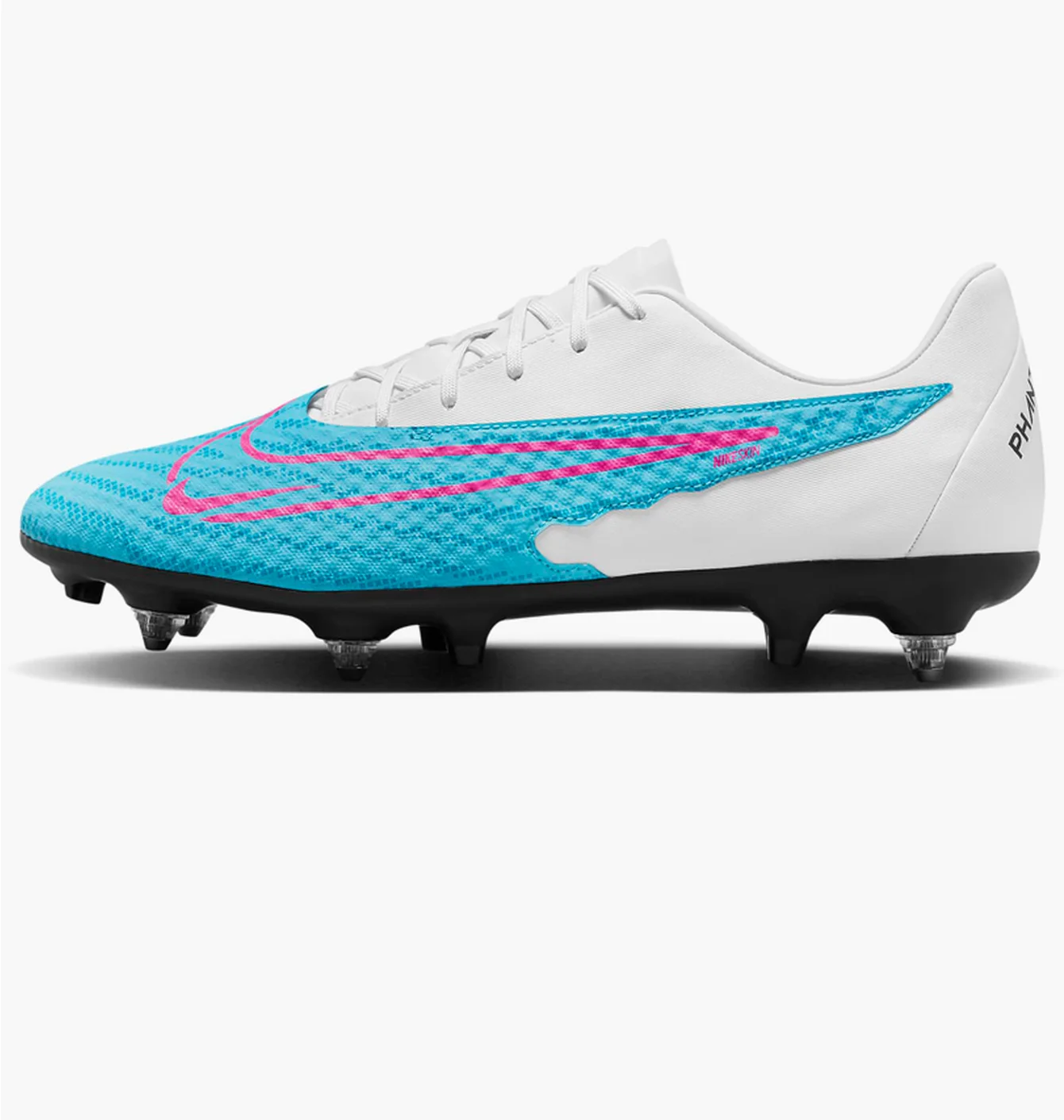 Бутси унісекс Nike Phantom Gx Academy Sg-Pro Anti-Clog Traction White/Light Blue DD9471-446