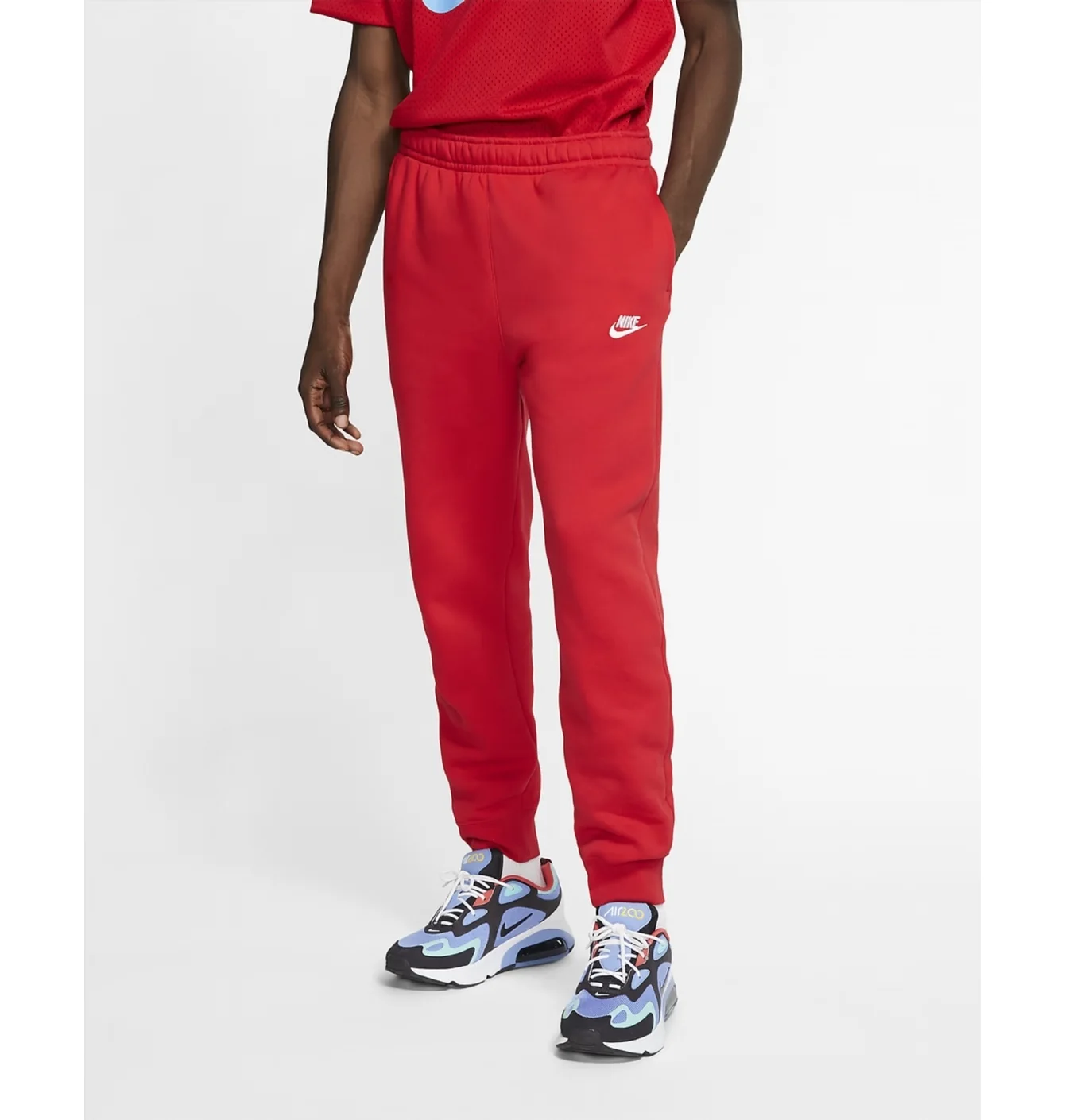 Штани чоловічі Nike Club Jggr Bb Red BV2671-657