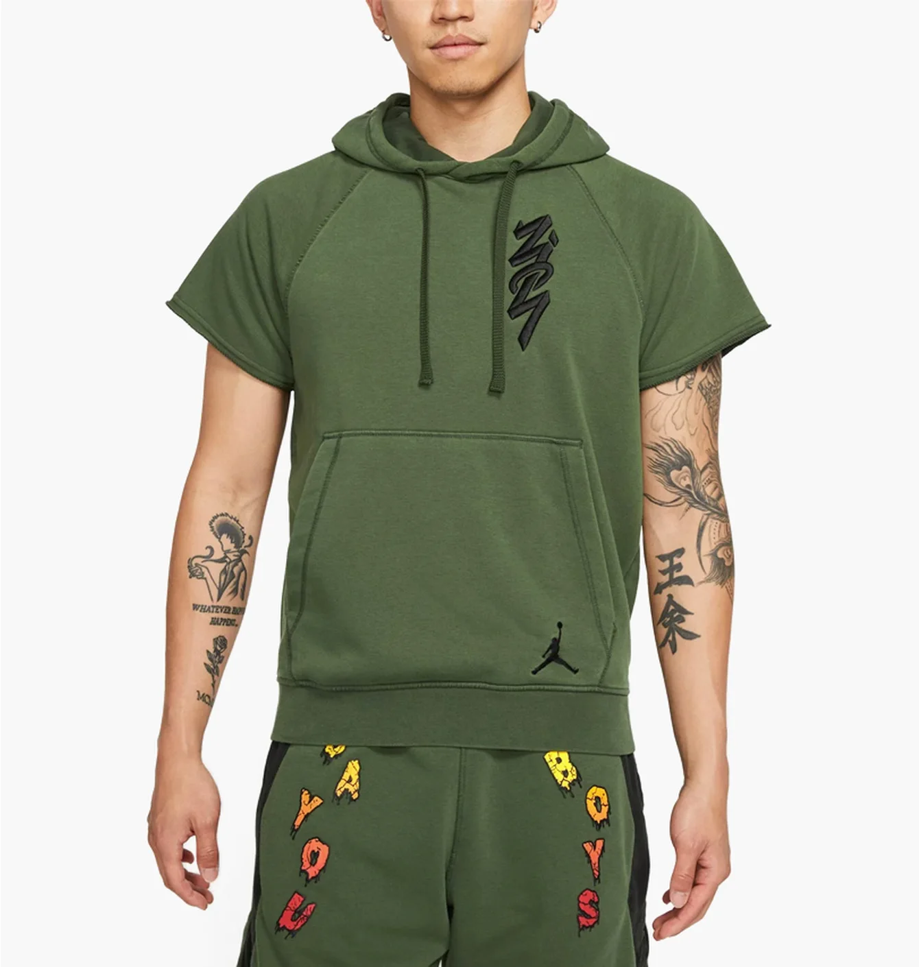 Худи безрукавка Jordan Zion Cutoff Hoodie