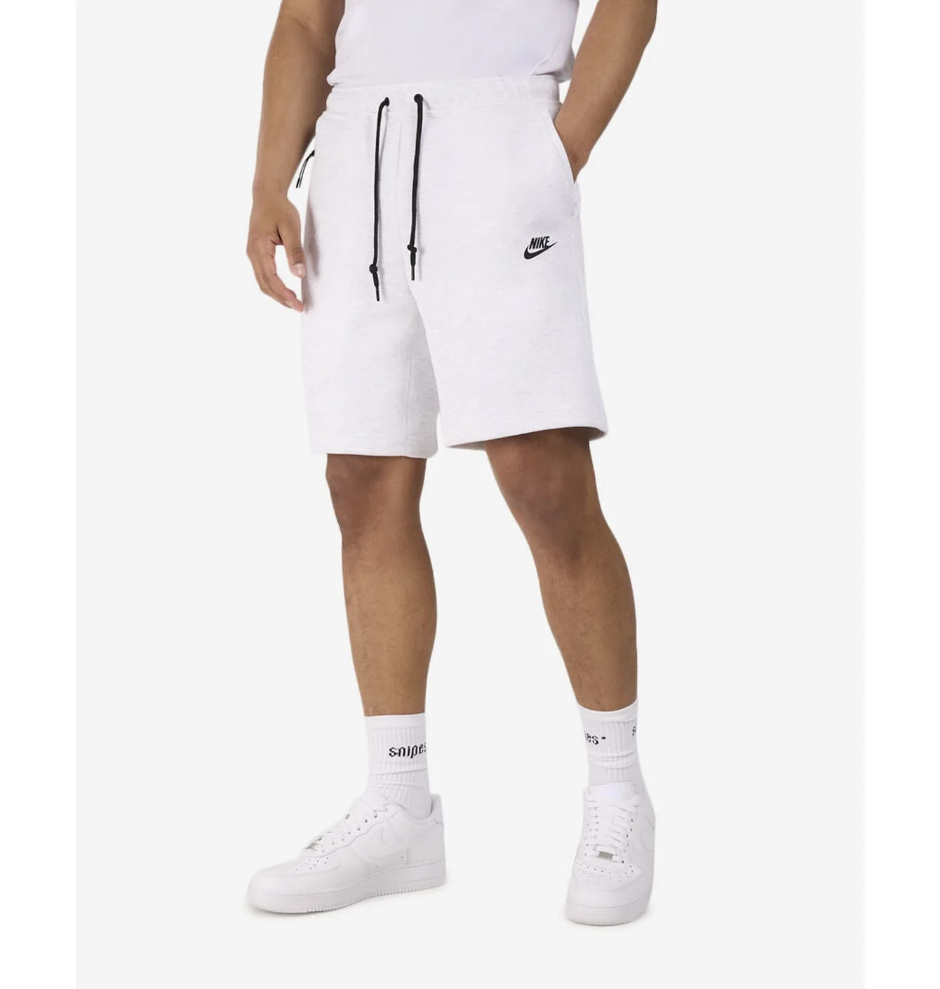 Шорти чоловічі Nike Tech Fleece Shorts White FB8171-051