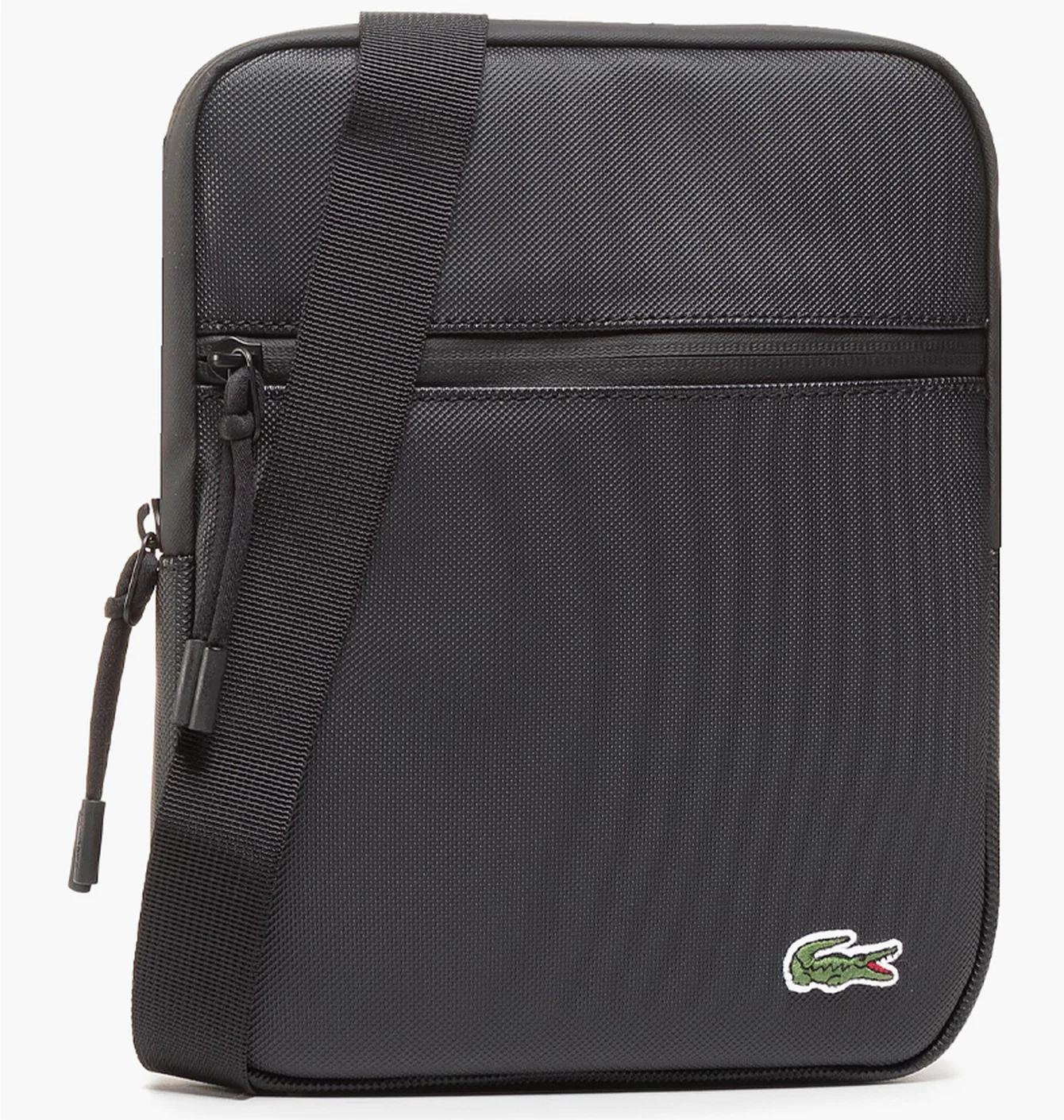 Сумка чоловіча Lacoste Lcst Medium Zip-Up Petit Piqué Crossbody Black NH3308LV