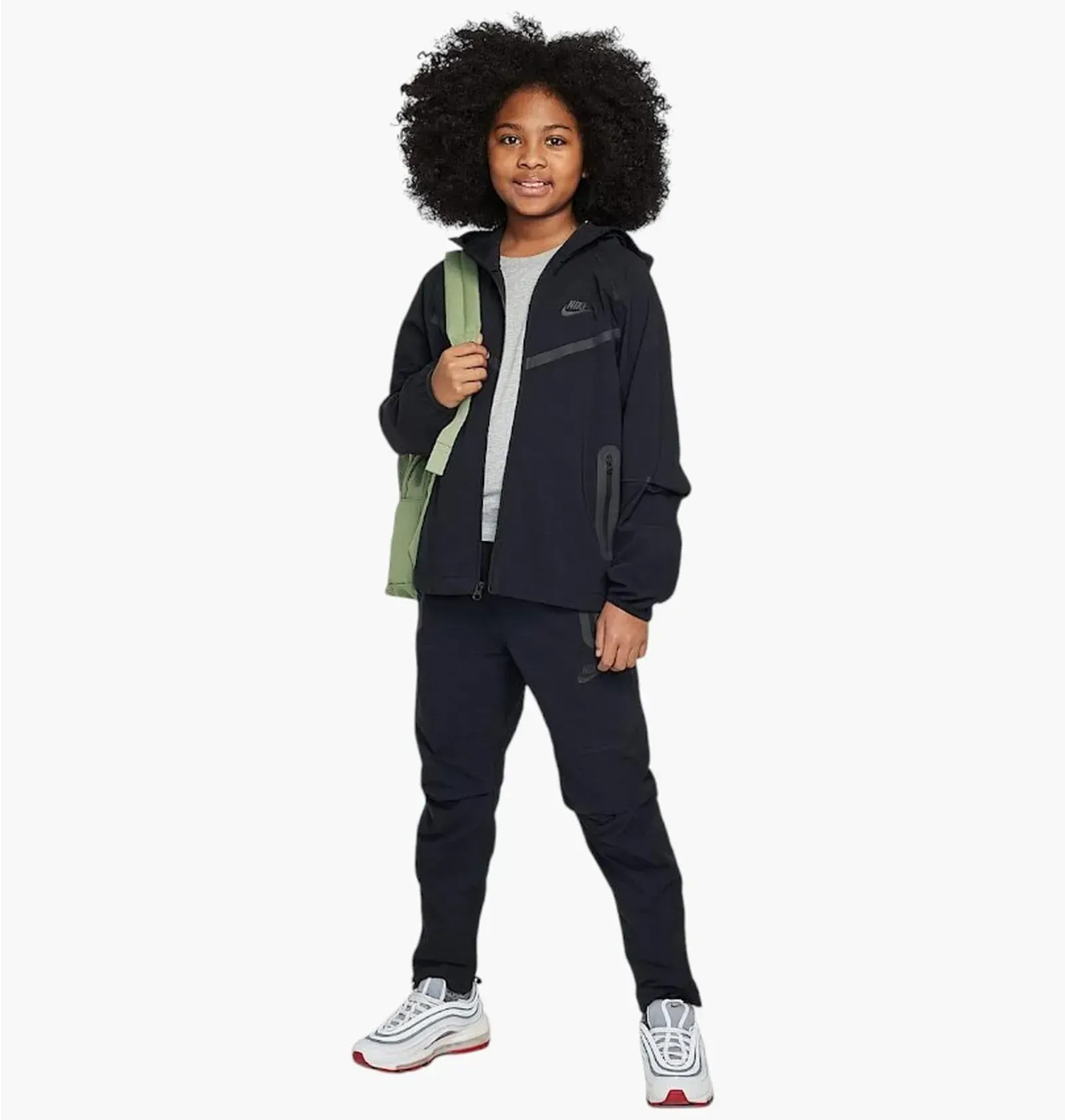 Спортивний костюм дитячий Nike Sportswear Tech Fleece Black (HQ8911-010__HQ8921-010)