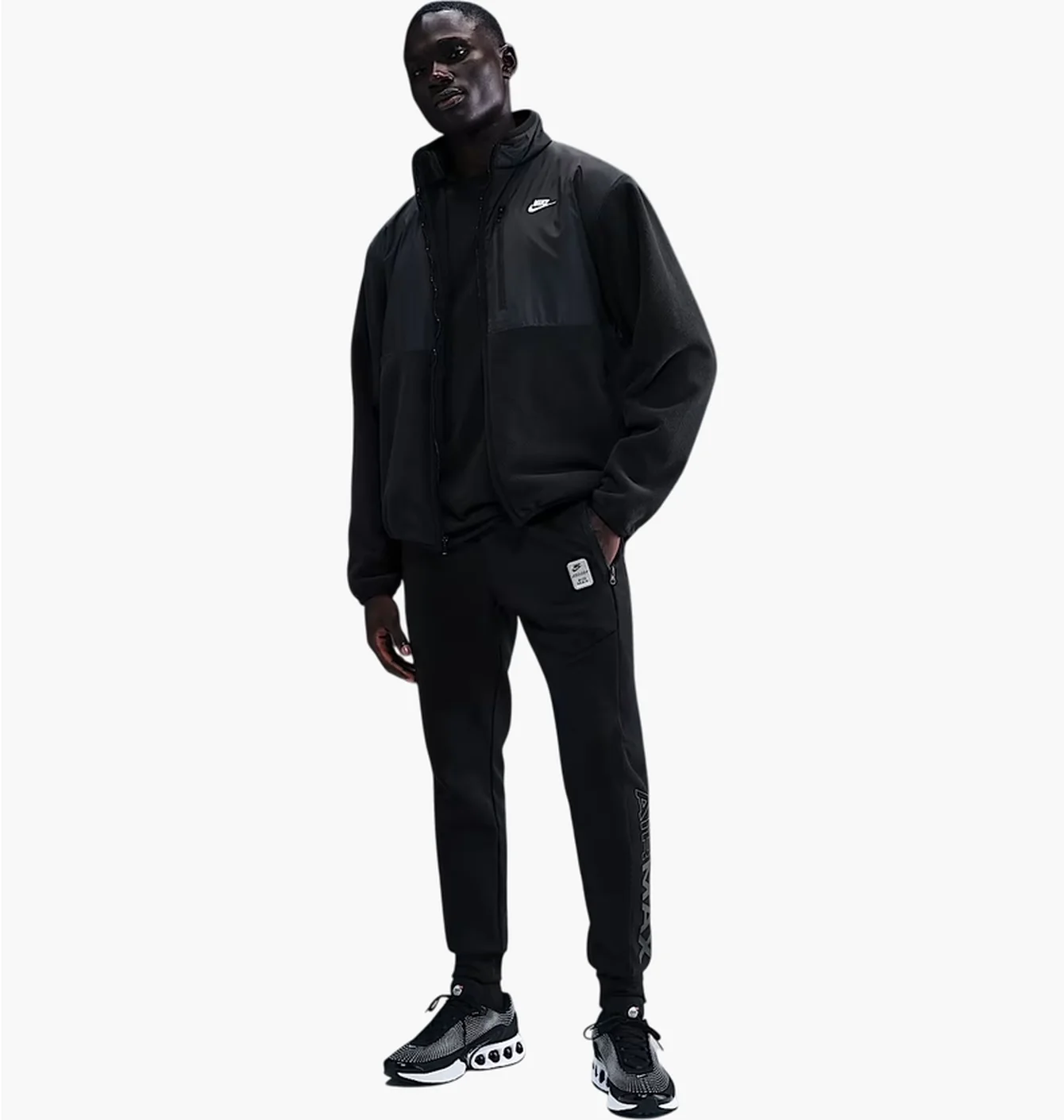 Штани чоловічі Nike Sportswear Air Max Poly-Knit Joggers Black IF0397-010