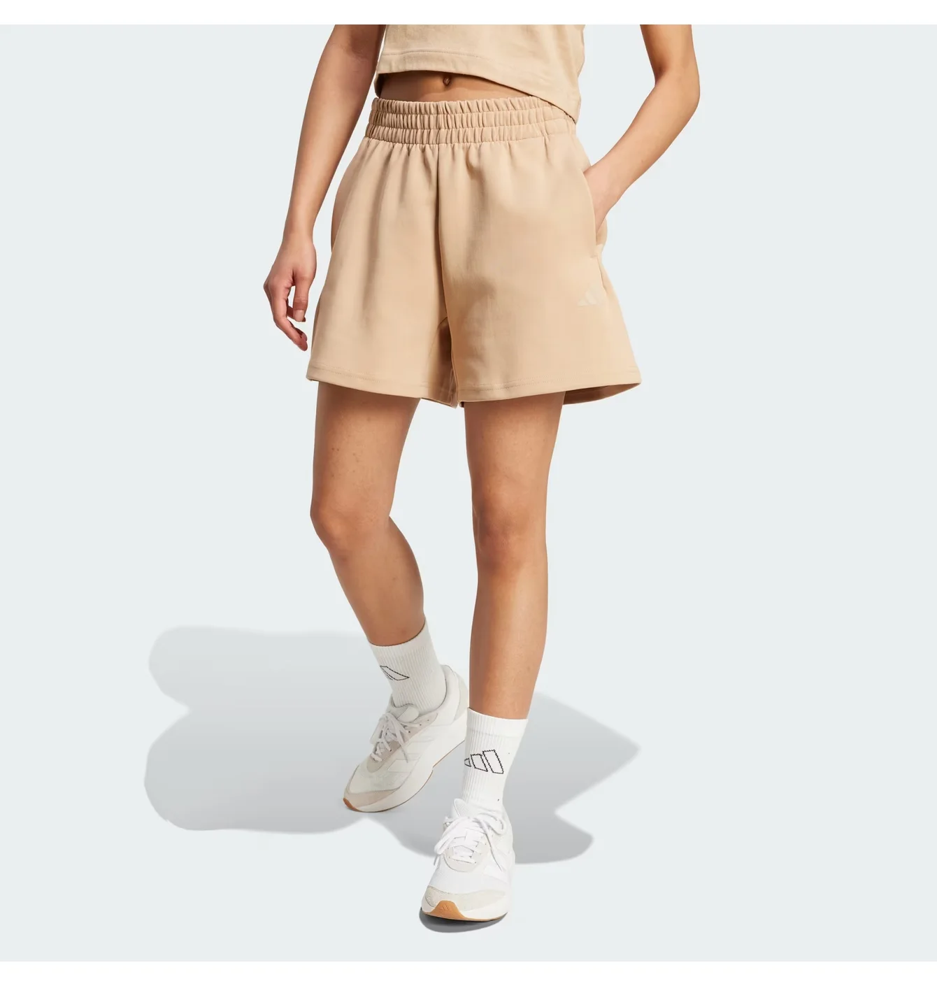 Шорти жіночі Adidas Future Icons Beige JX0448