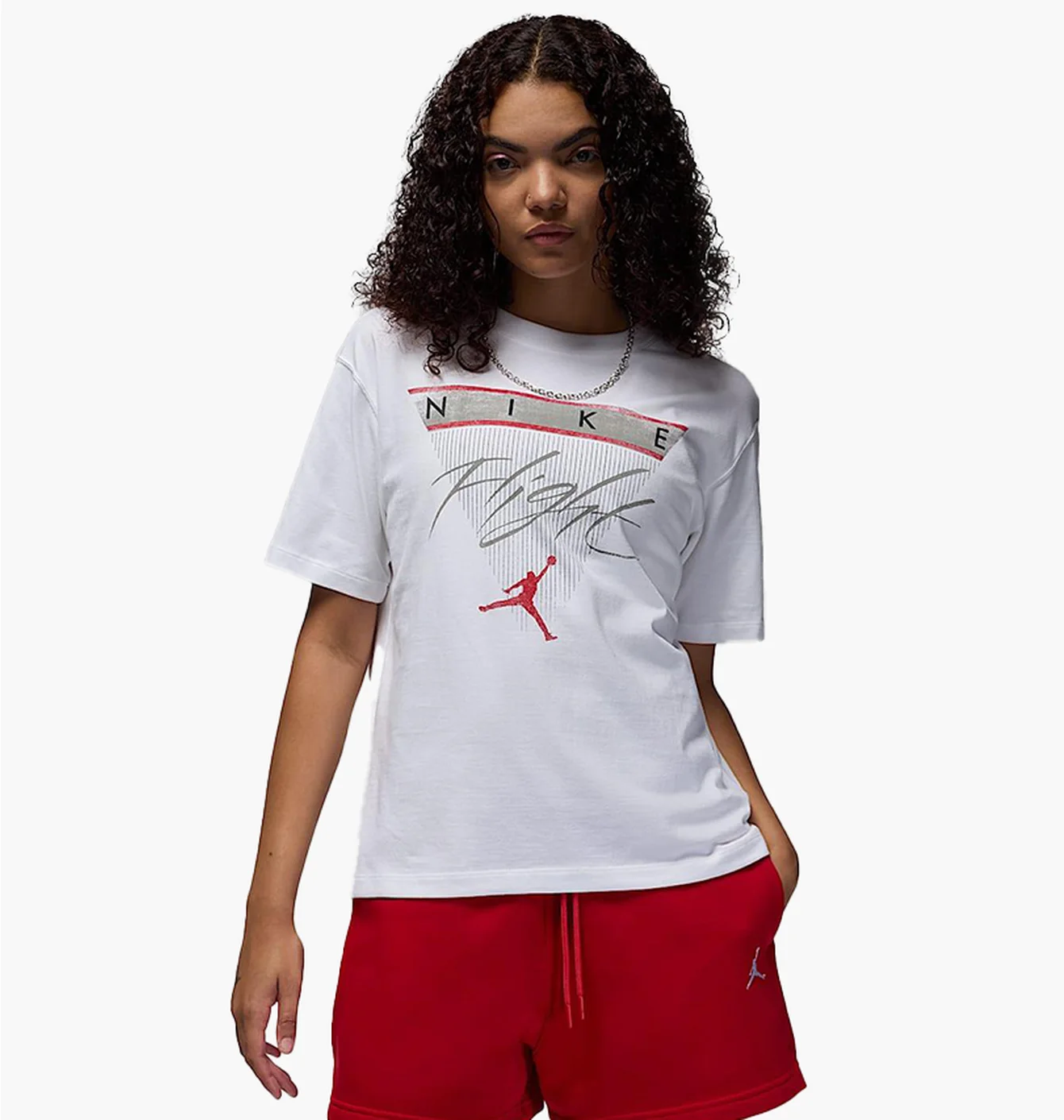 Футболка жіноча Air Jordan Flight Heritage T-Shirt White FQ3240-100