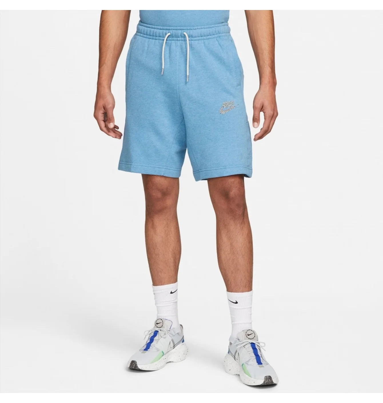 Шорты Nike Sportswear Revival Fleece Short Light Blue