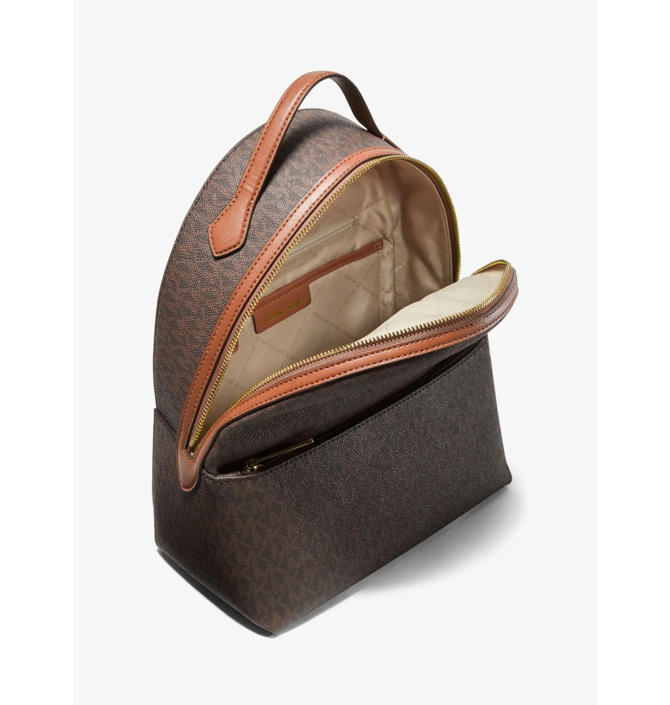 Michael Kors Sheila Medium Logo Backpack brown