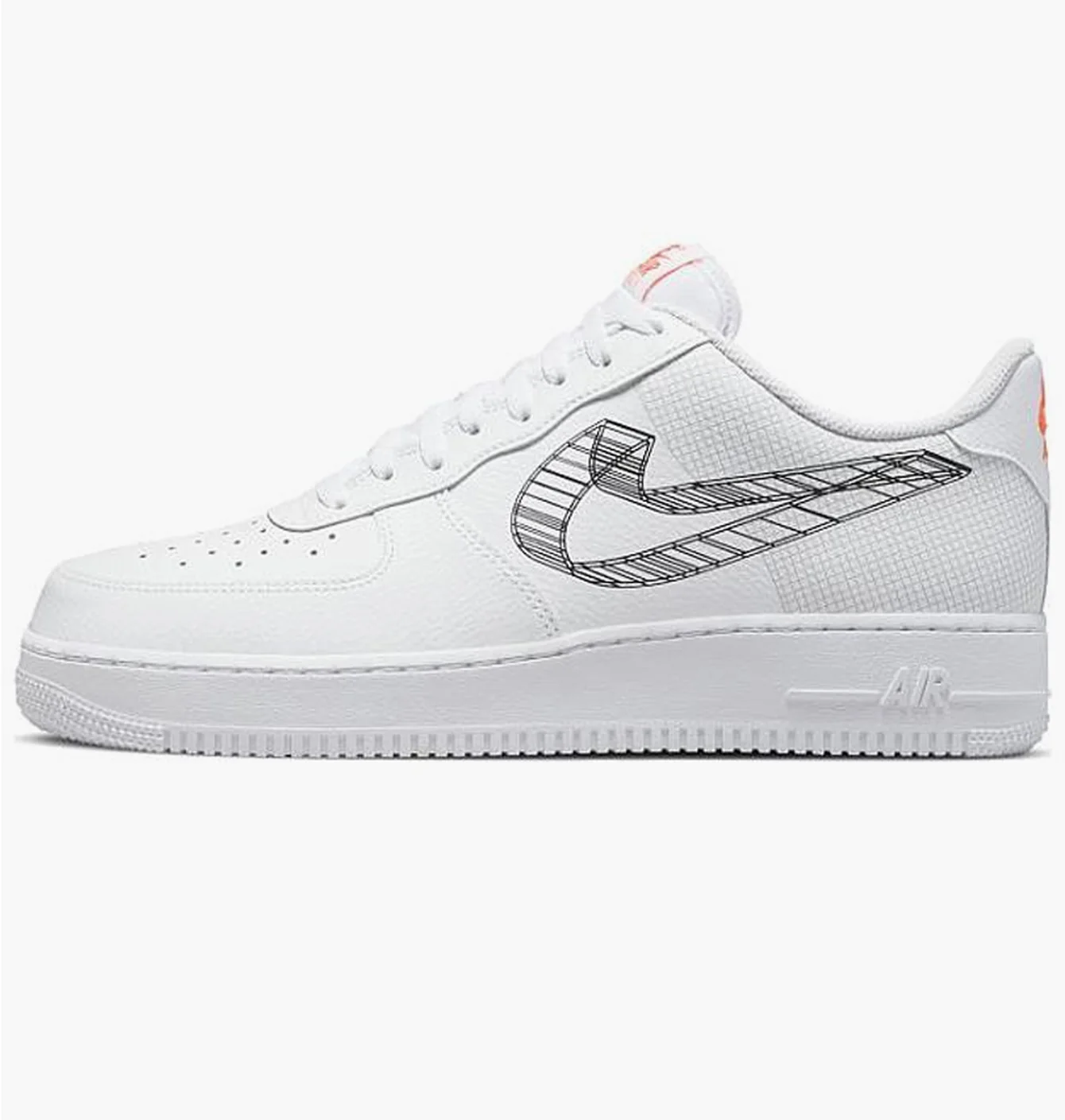 Кросівки чоловічі Nike Air Force 1 07 3D Swoosh White Dr0149-100