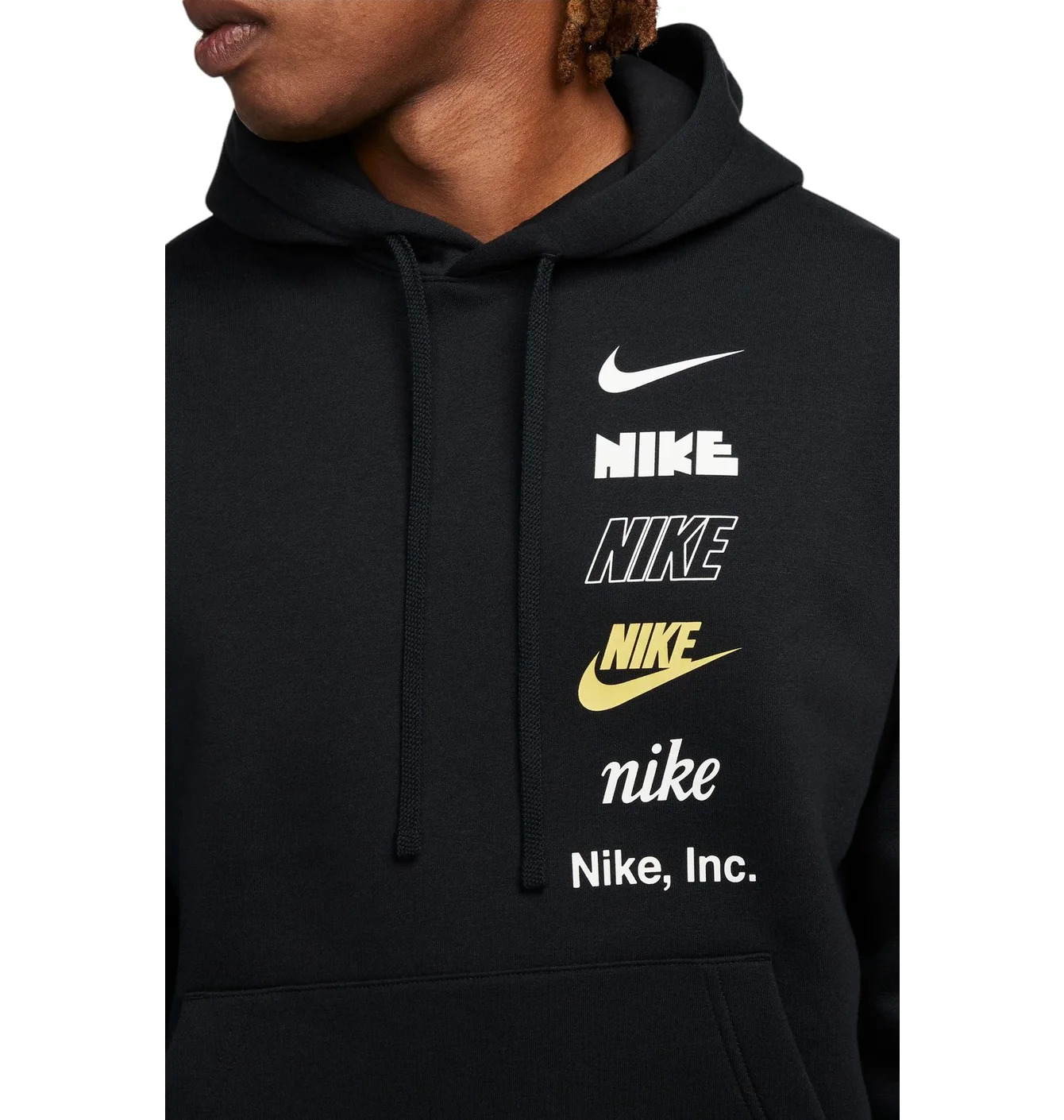 Nike M Nk Club+ Bb Po Hoodie Mlogo
