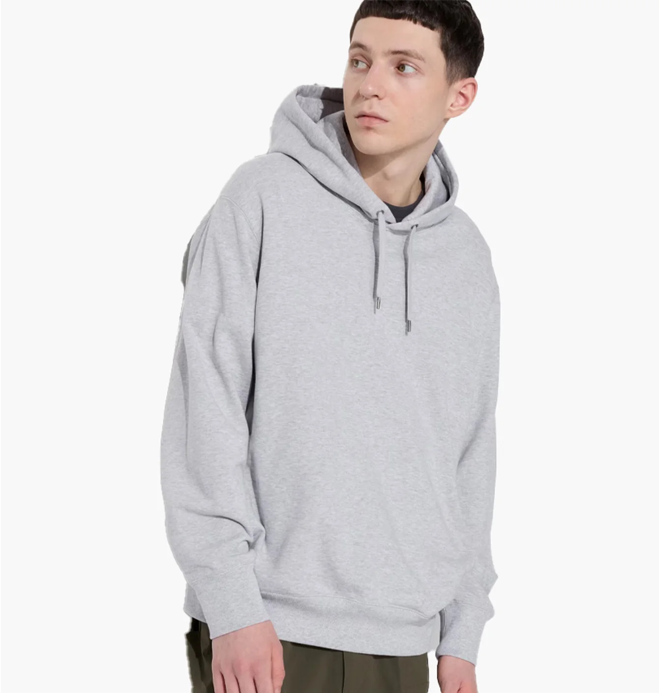 Худі унісекс Uniqlo Sweat Pullover Hoodie Grey 444967-05