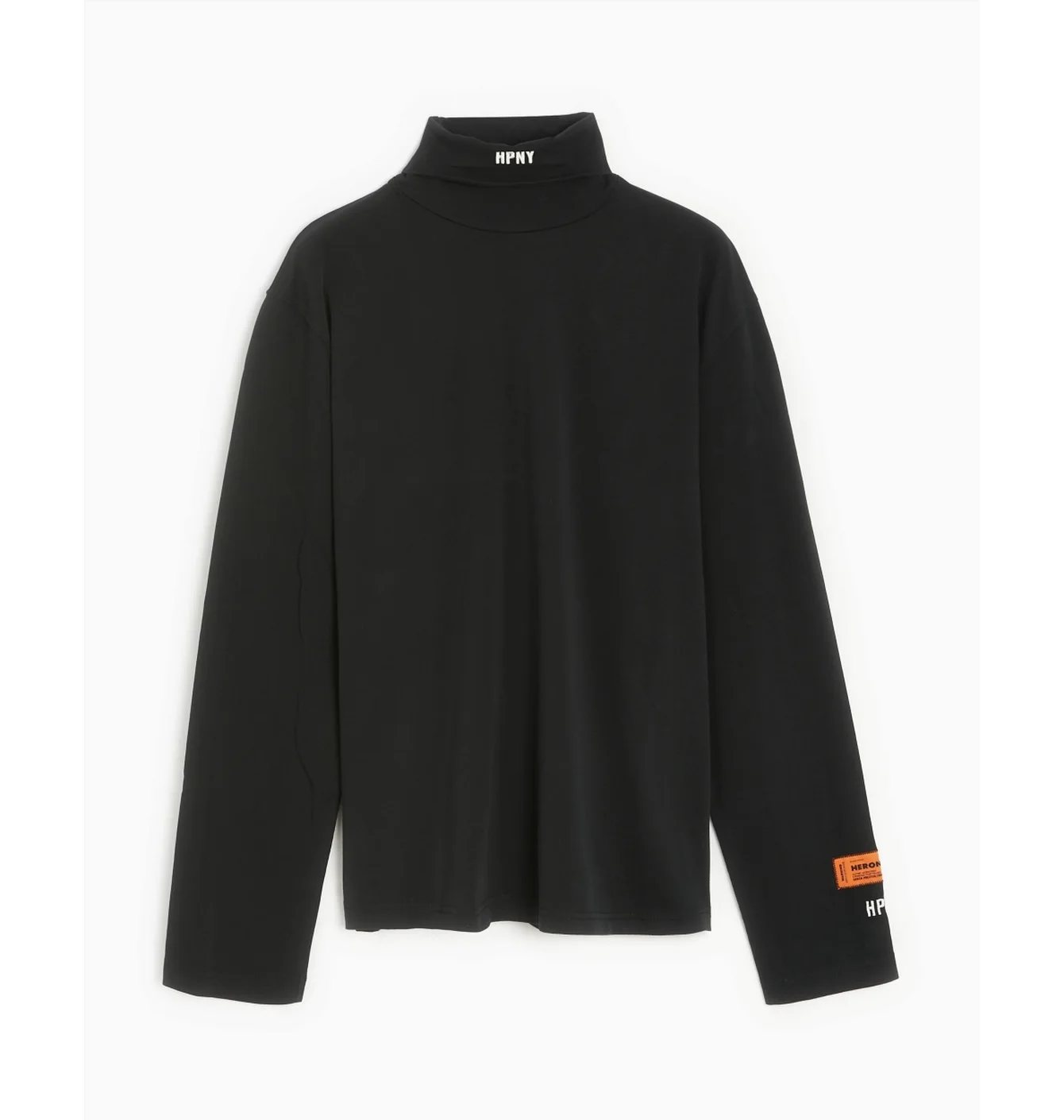 Heron Preston Hpny Embroidered Rollneck Sweater Black