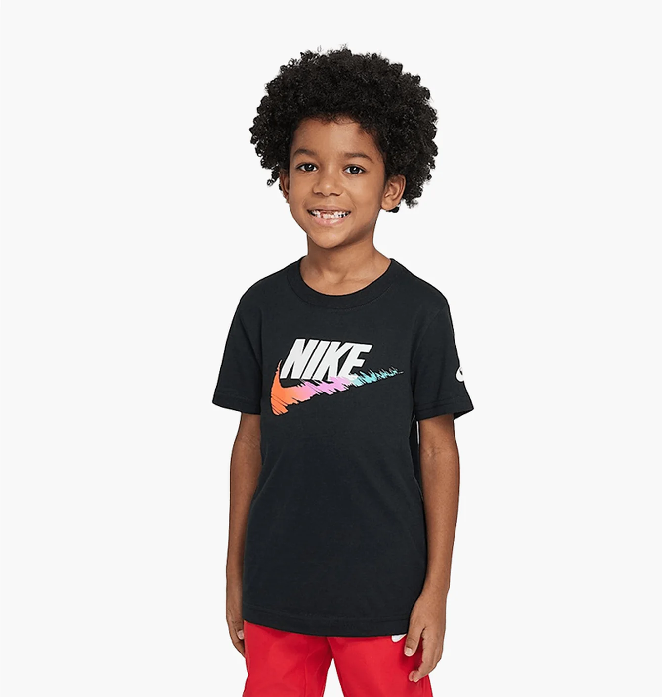 Футболка дитяча Nike Toddler Brandmark Swoosh Black 86M843-023