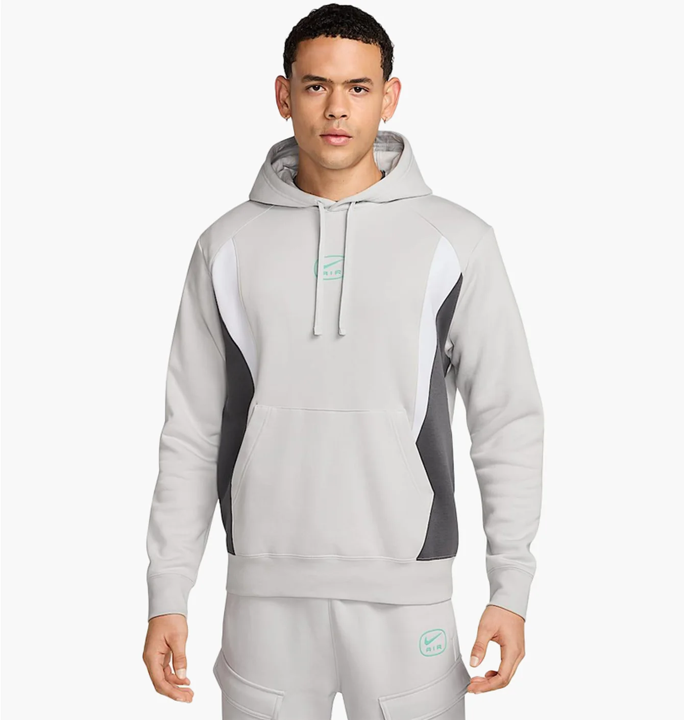 Худі чоловіче Nike M Nsw Sw Air Po Grey HM0175-025