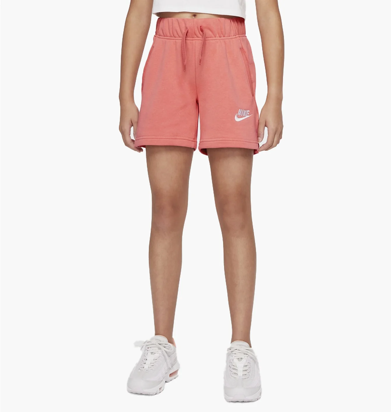 Шорти дитячі Nike Big Kids (Girls) French Terry Shorts Pink Da1405-603