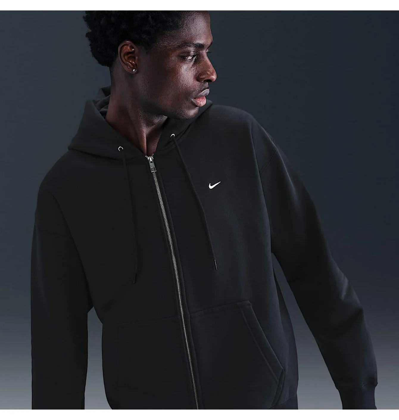 Толстовка чоловіча Nike Solo Swoosh Black