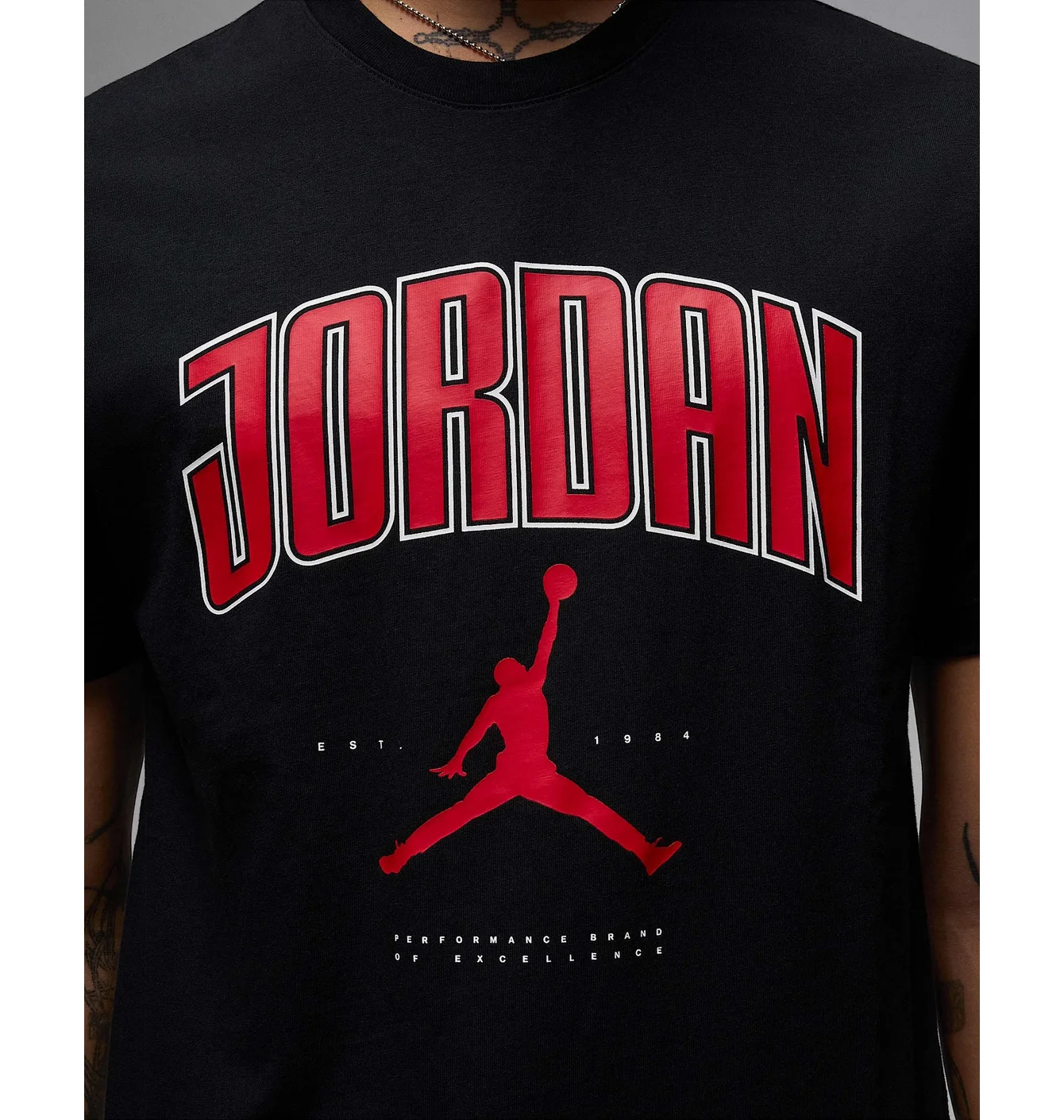 Футболка чоловіча Air Jordan City 88 Ss Crew Black HQ0009-010