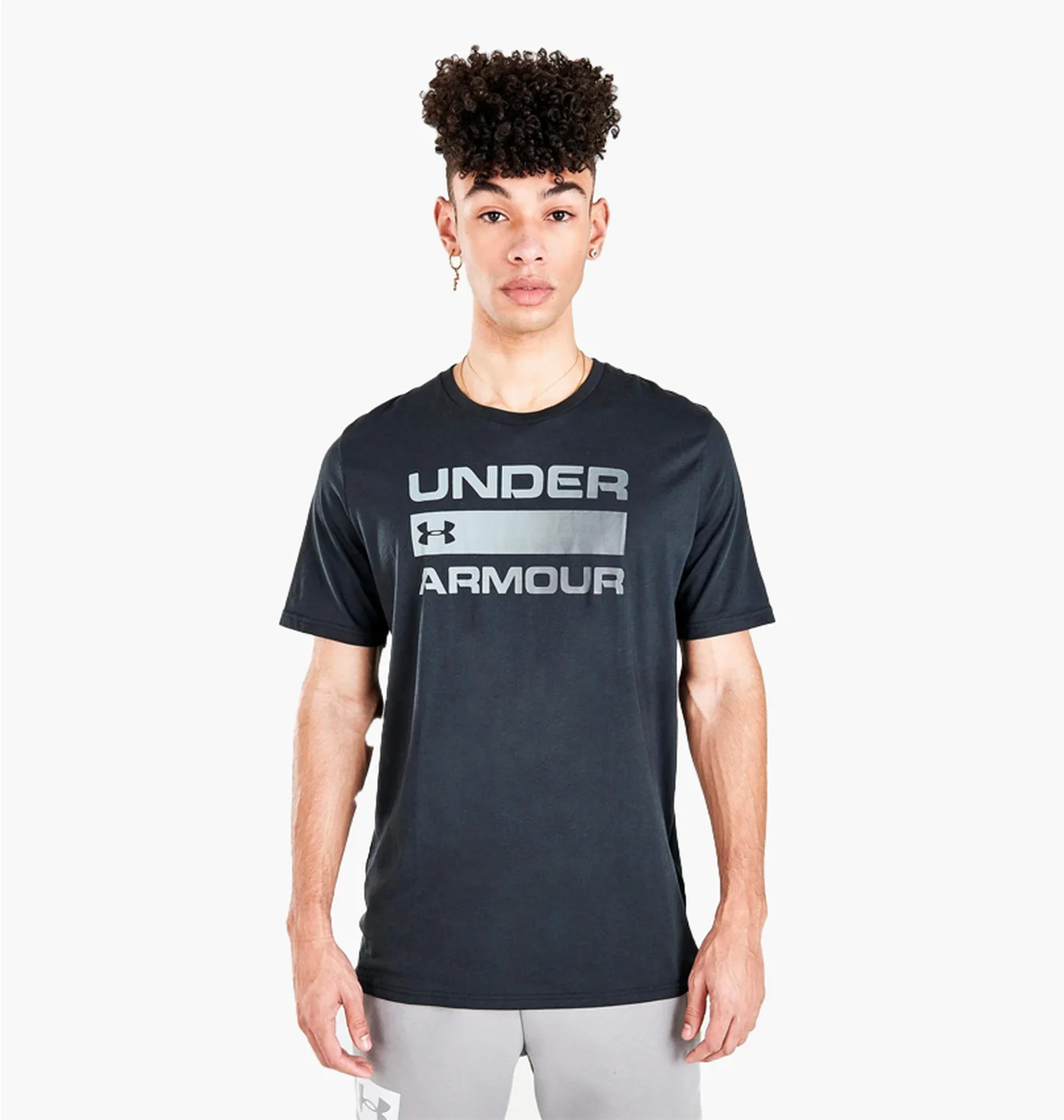Футболка чоловіча Under Armour Team Issue Wordmark T-Shirt Black 1329582-001